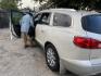 2012 WHITE BUICK ENCLAVE Leather FWD (5GAKRCED0CJ) with an 3.6L V6 DOHC 24V engine, AUTOMATIC transmission, located at 2303 West Mt. Houston, Houston, 77038, (281) 507-3956, 29.771597, -95.339569 - Photo#1