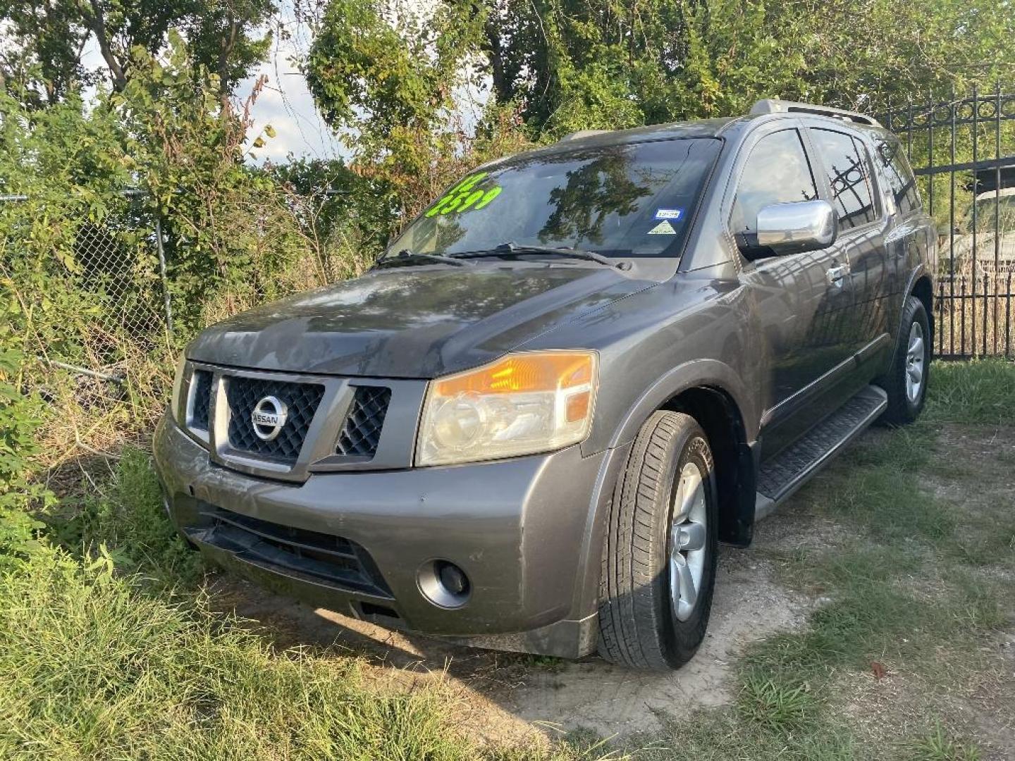 2012 GRAY NISSAN ARMADA SL 2WD (5N1BA0ND2CN) with an 5.6L V8 DOHC 32V FFV engine, AUTOMATIC transmission, located at 2303 West Mt. Houston, Houston, 77038, (281) 507-3956, 29.771597, -95.339569 - Photo#0