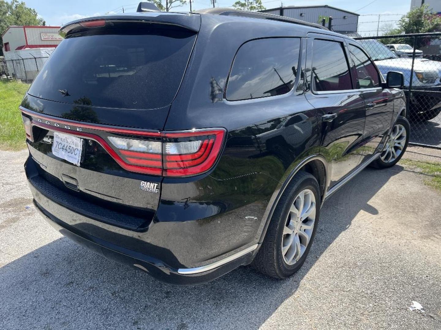 2017 BLACK DODGE DURANGO SXT RWD (1C4RDHAG7HC) with an 3.6L V6 DOHC 24V engine, AUTOMATIC transmission, located at 2303 West Mt. Houston, Houston, 77038, (281) 507-3956, 29.771597, -95.339569 - Photo#1