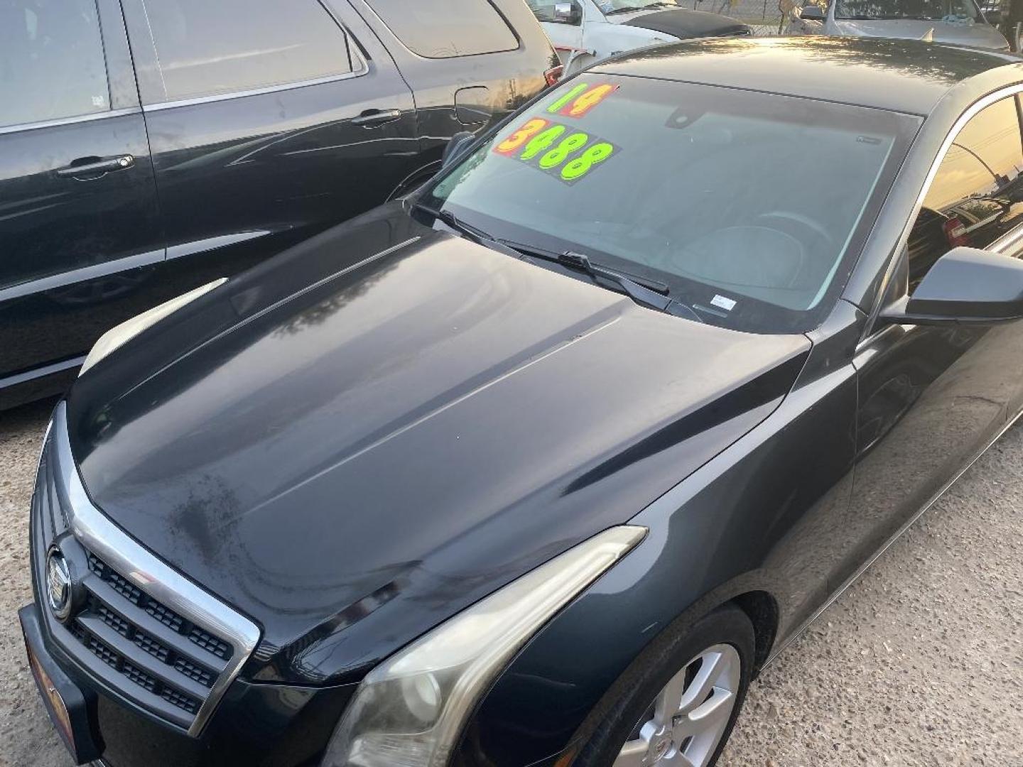 2014 BLUE CADILLAC ATS 2.5L Standard RWD (1G6AA5RA8E0) with an 2.5L L4 DOHC 16V engine, AUTOMATIC transmission, located at 2303 West Mt. Houston, Houston, 77038, (281) 507-3956, 29.771597, -95.339569 - Photo#1
