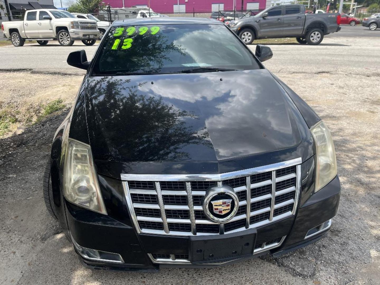 2013 BLACK CADILLAC CTS Premium w/ Navi (1G6DP1E38D0) with an 3.6L V6 DOHC 24V engine, AUTOMATIC transmission, located at 2303 West Mt. Houston, Houston, 77038, (281) 507-3956, 29.771597, -95.339569 - Photo#2