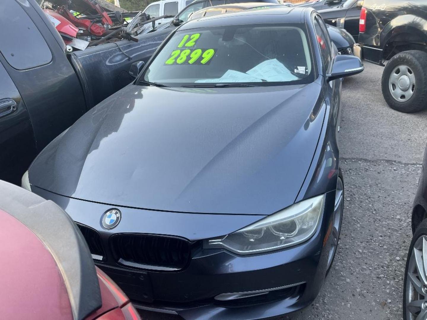 2012 GRAY BMW 3-SERIES 328i Sedan (WBA3A5C57CF) with an 2.0L L4 DOHC 16V engine, AUTOMATIC transmission, located at 2303 West Mt. Houston, Houston, 77038, (281) 507-3956, 29.771597, -95.339569 - Photo#0