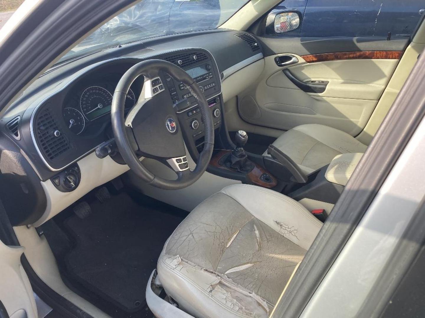 2007 GRAY SAAB 9-3 2.0T (YS3FD46YX71) with an 2.0L L4 DOHC 16V TURBO engine, MANUAL transmission, located at 2303 West Mt. Houston, Houston, 77038, (281) 507-3956, 29.771597, -95.339569 - Photo#1