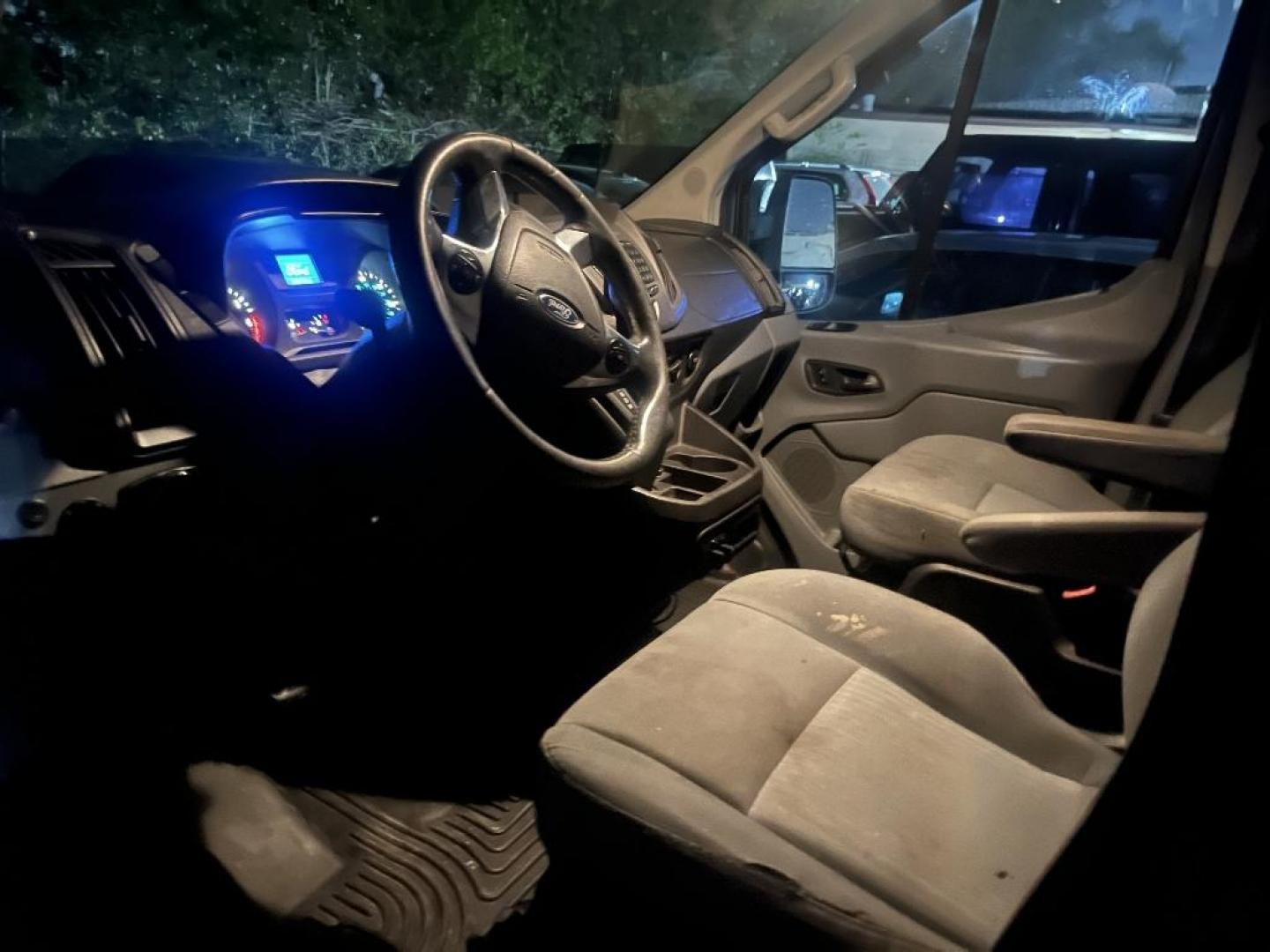 2016 BROWN FORD TRANSIT 350 Van Med. Roof w/Sliding Pass. 148-in. WB (1FTBW2CG3GK) with an 3.5L V6 DOHC 24V engine, AUTOMATIC transmission, located at 2303 West Mt. Houston, Houston, 77038, (281) 507-3956, 29.771597, -95.339569 - Photo#2