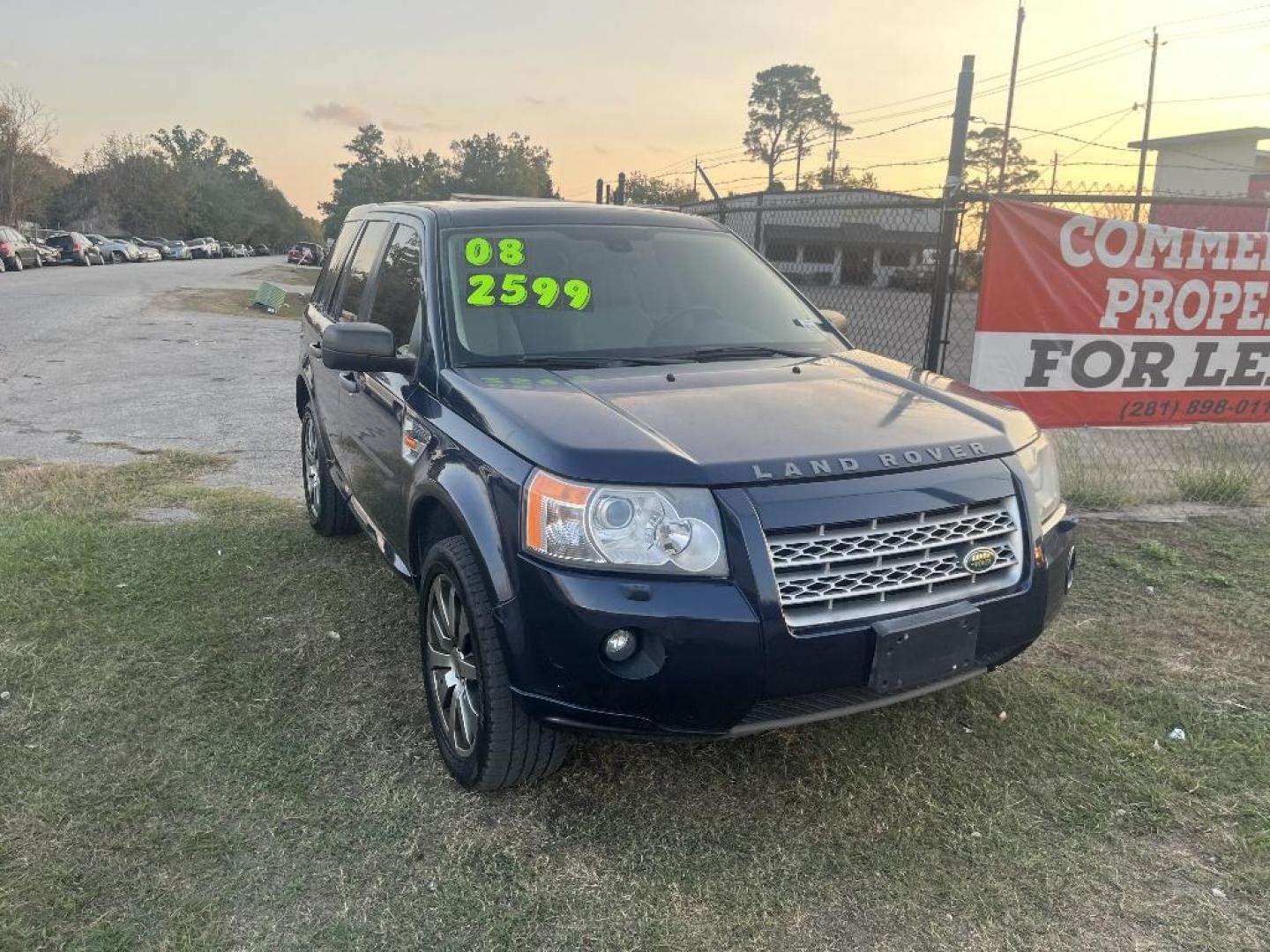 2008 BLUE LAND ROVER LR2 HSE (SALFT24N68H) with an 3.2L L6 DOHC 24V engine, AUTOMATIC transmission, located at 2303 West Mt. Houston, Houston, 77038, (281) 507-3956, 29.771597, -95.339569 - Photo#0