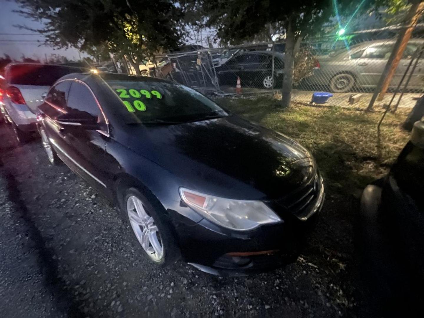 2010 BLACK VOLKSWAGEN CC Sport (WVWMP7AN7AE) with an 2.0L L4 DOHC 16V TURBO engine, AUTOMATIC transmission, located at 2303 West Mt. Houston, Houston, 77038, (281) 507-3956, 29.771597, -95.339569 - Photo#0