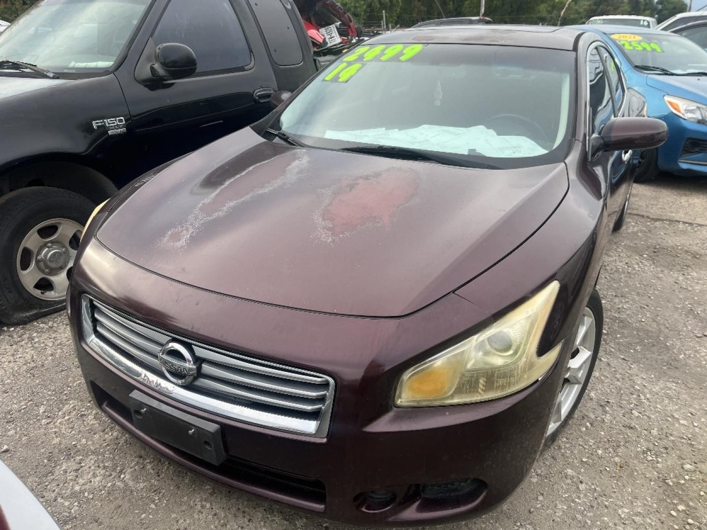 2014 RED NISSAN MAXIMA SV (1N4AA5AP4EC) with an 3.5L V6 DOHC 24V engine, AUTOMATIC transmission, located at 2303 West Mt. Houston, Houston, 77038, (281) 507-3956, 29.771597, -95.339569- Photo#0