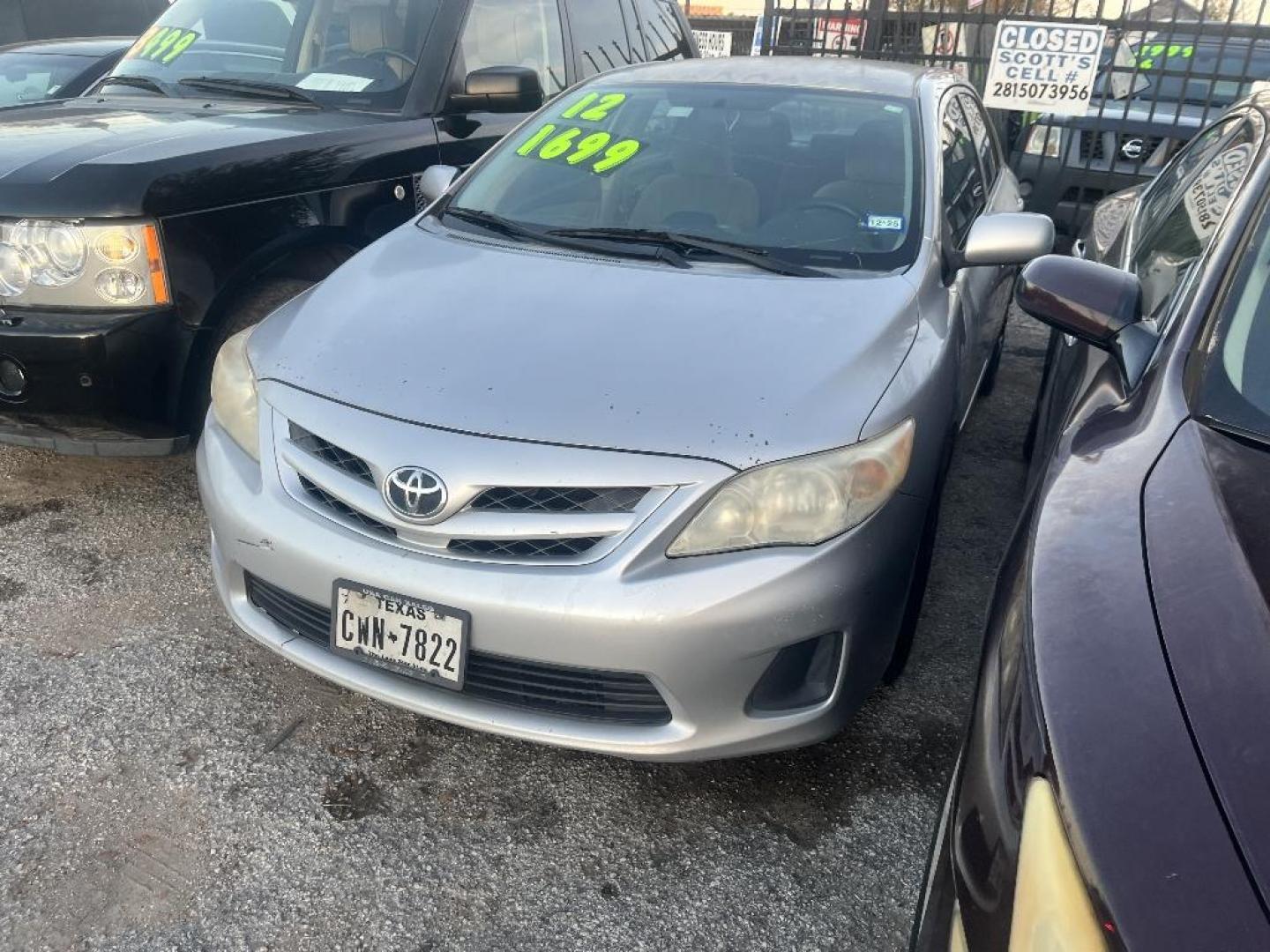 2012 GRAY TOYOTA COROLLA S 5-Speed MT (2T1BU4EEXCC) with an 1.8L L4 DOHC 16V engine, AUTOMATIC transmission, located at 2303 West Mt. Houston, Houston, 77038, (281) 507-3956, 29.771597, -95.339569 - Photo#0