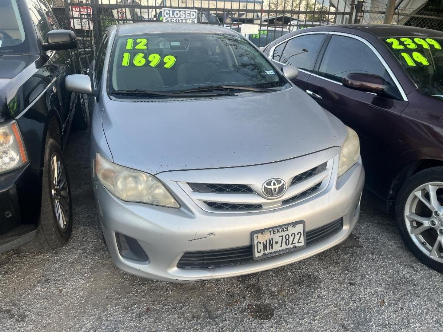 2012 GRAY TOYOTA COROLLA S 5-Speed MT (2T1BU4EEXCC) with an 1.8L L4 DOHC 16V engine, AUTOMATIC transmission, located at 2303 West Mt. Houston, Houston, 77038, (281) 507-3956, 29.771597, -95.339569 - Photo#1