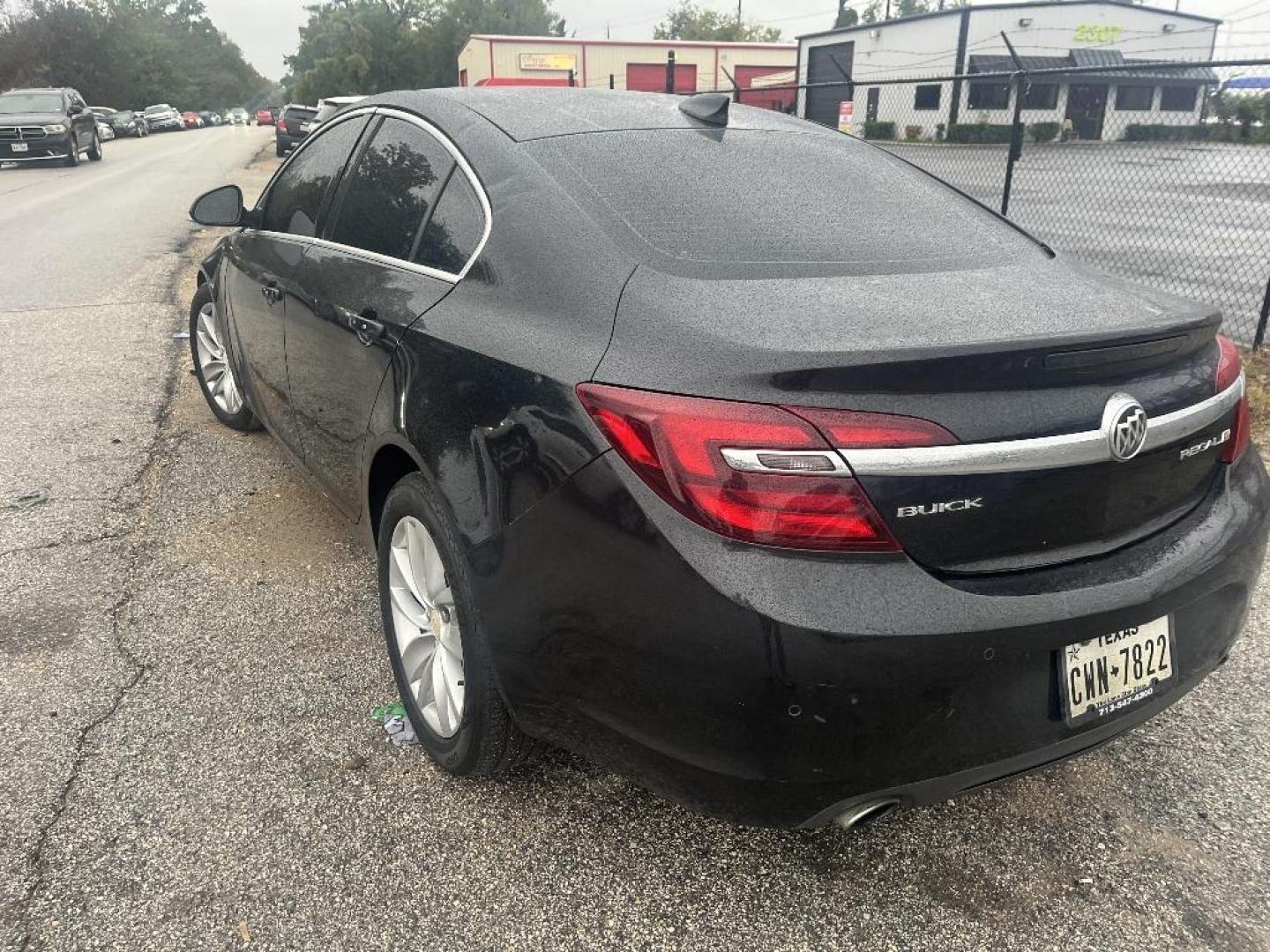 2015 BLACK BUICK REGAL Premium 1 (2G4GN5EX7F9) with an 2.0L L4 DOHC 16V TURBO engine, AUTOMATIC transmission, located at 2303 West Mt. Houston, Houston, 77038, (281) 507-3956, 29.771597, -95.339569 - Photo#2
