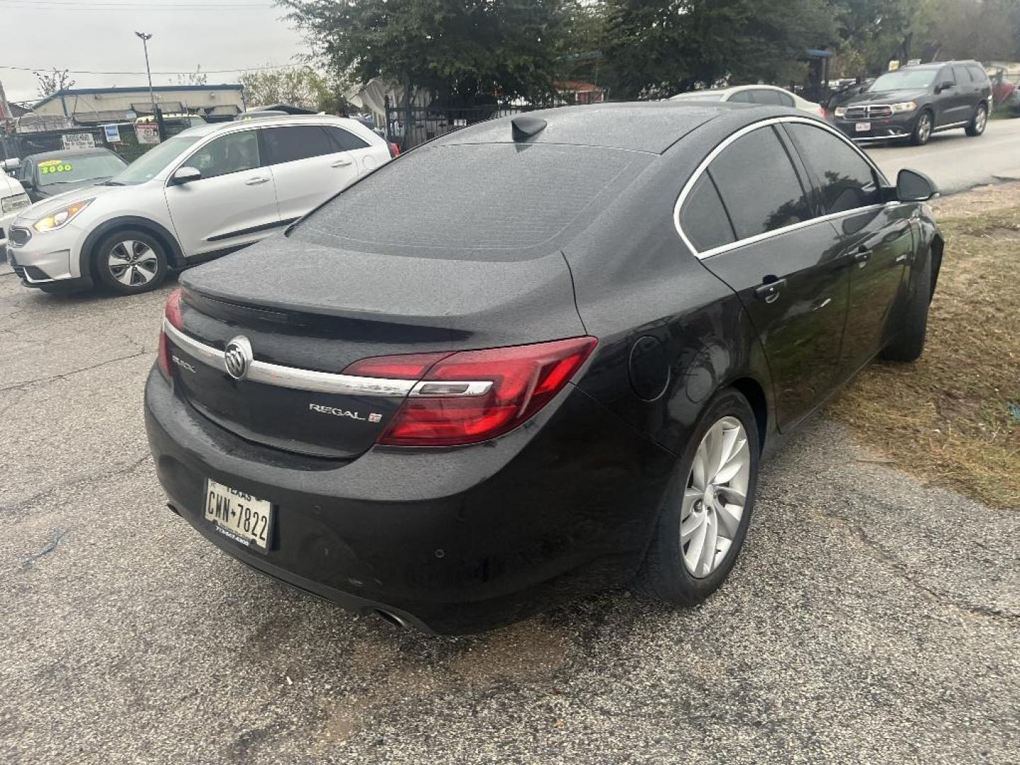 2015 BLACK BUICK REGAL Premium 1 (2G4GN5EX7F9) with an 2.0L L4 DOHC 16V TURBO engine, AUTOMATIC transmission, located at 2303 West Mt. Houston, Houston, 77038, (281) 507-3956, 29.771597, -95.339569 - Photo#3