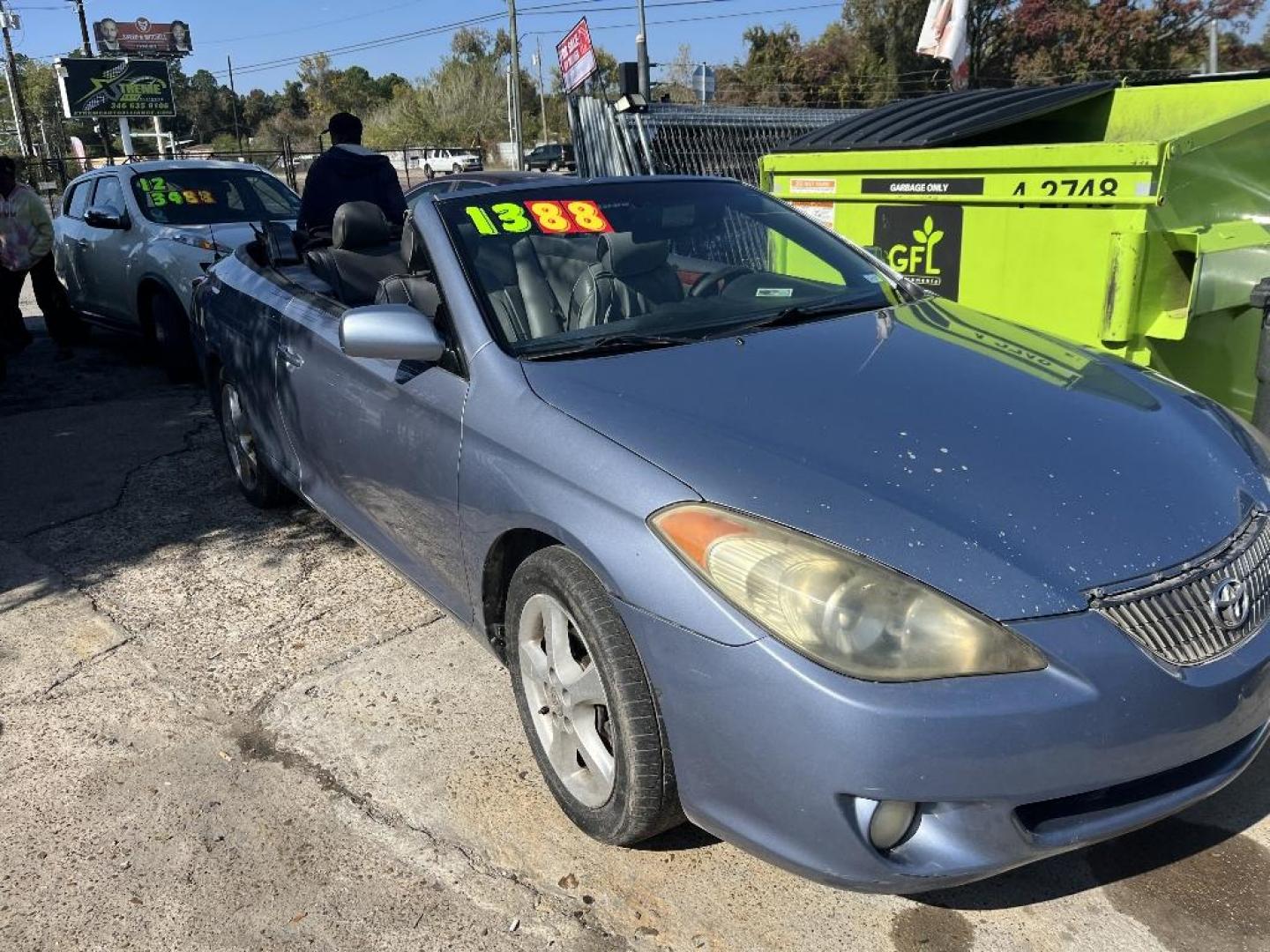 2006 BLUE TOYOTA CAMRY SOLARA SE Convertible (4T1FA38P46U) with an 3.3L V6 DOHC 24V engine, AUTOMATIC transmission, located at 2303 West Mt. Houston, Houston, 77038, (281) 507-3956, 29.771597, -95.339569 - Photo#0