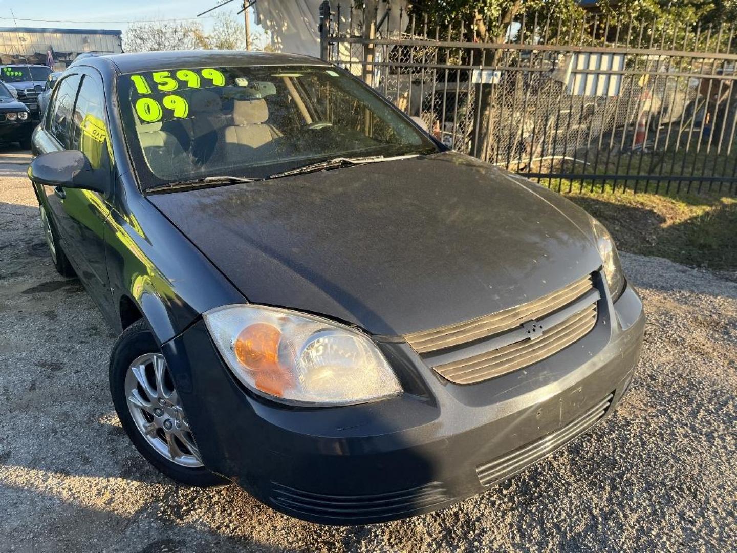 2009 BLACK CHEVROLET COBALT LT1 Sedan (1G1AT58H897) with an 2.2L L4 DOHC 16V engine, AUTOMATIC transmission, located at 2303 West Mt. Houston, Houston, 77038, (281) 507-3956, 29.771597, -95.339569 - Photo#1