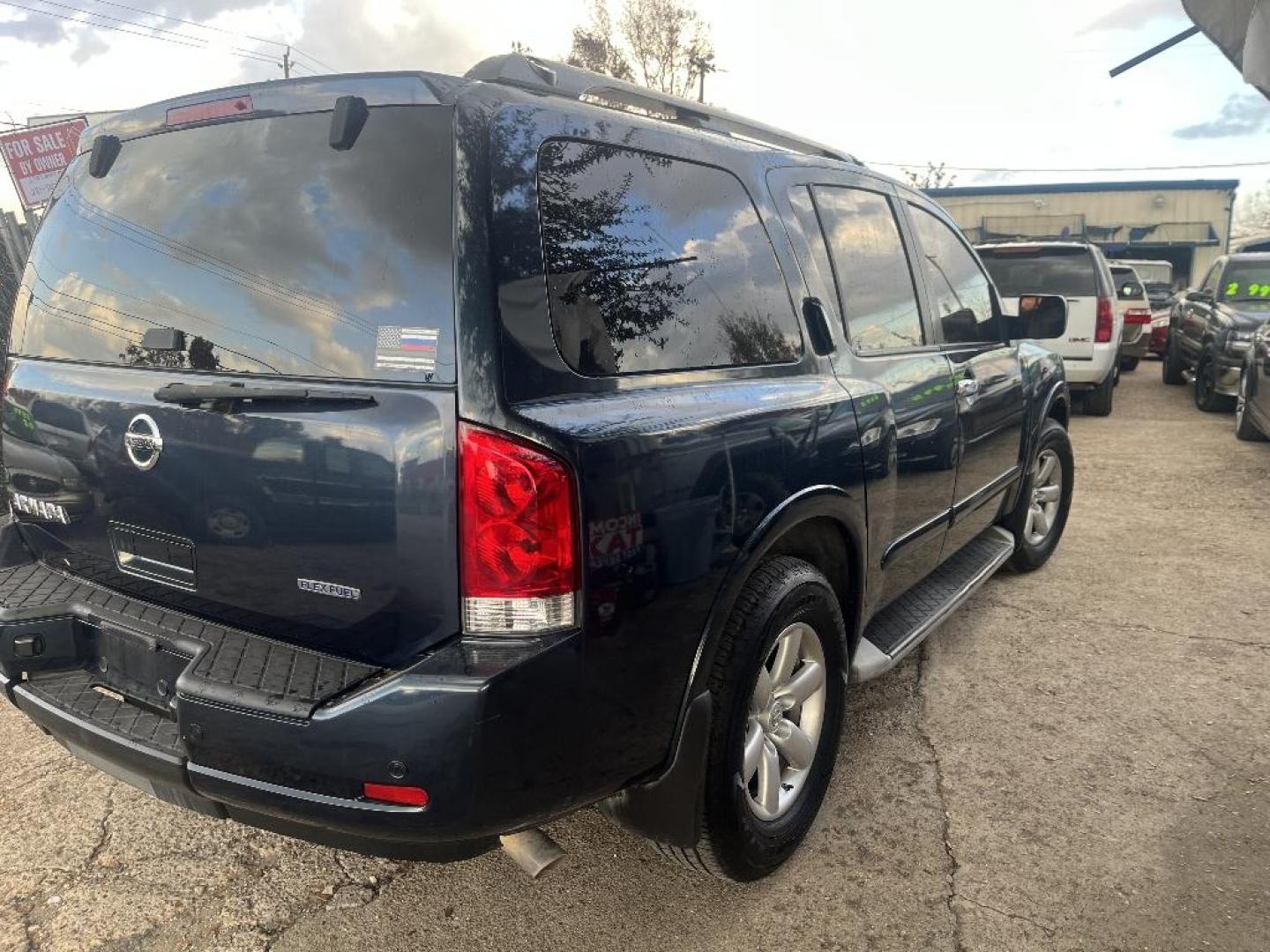 2015 BLUE NISSAN ARMADA SL 2WD (5N1BA0ND1FN) with an 5.6L V8 DOHC 32V FFV engine, AUTOMATIC transmission, located at 2303 West Mt. Houston, Houston, 77038, (281) 507-3956, 29.771597, -95.339569 - Photo#3