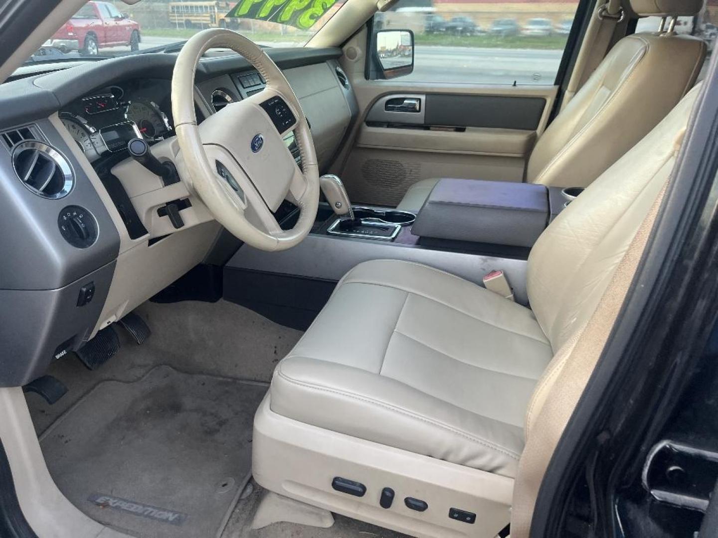 2014 BLACK FORD EXPEDITION King Ranch 2WD (1FMJU1H52EE) with an 5.4L V8 SOHC 16V FFV engine, AUTOMATIC transmission, located at 2303 West Mt. Houston, Houston, 77038, (281) 507-3956, 29.771597, -95.339569 - Photo#1