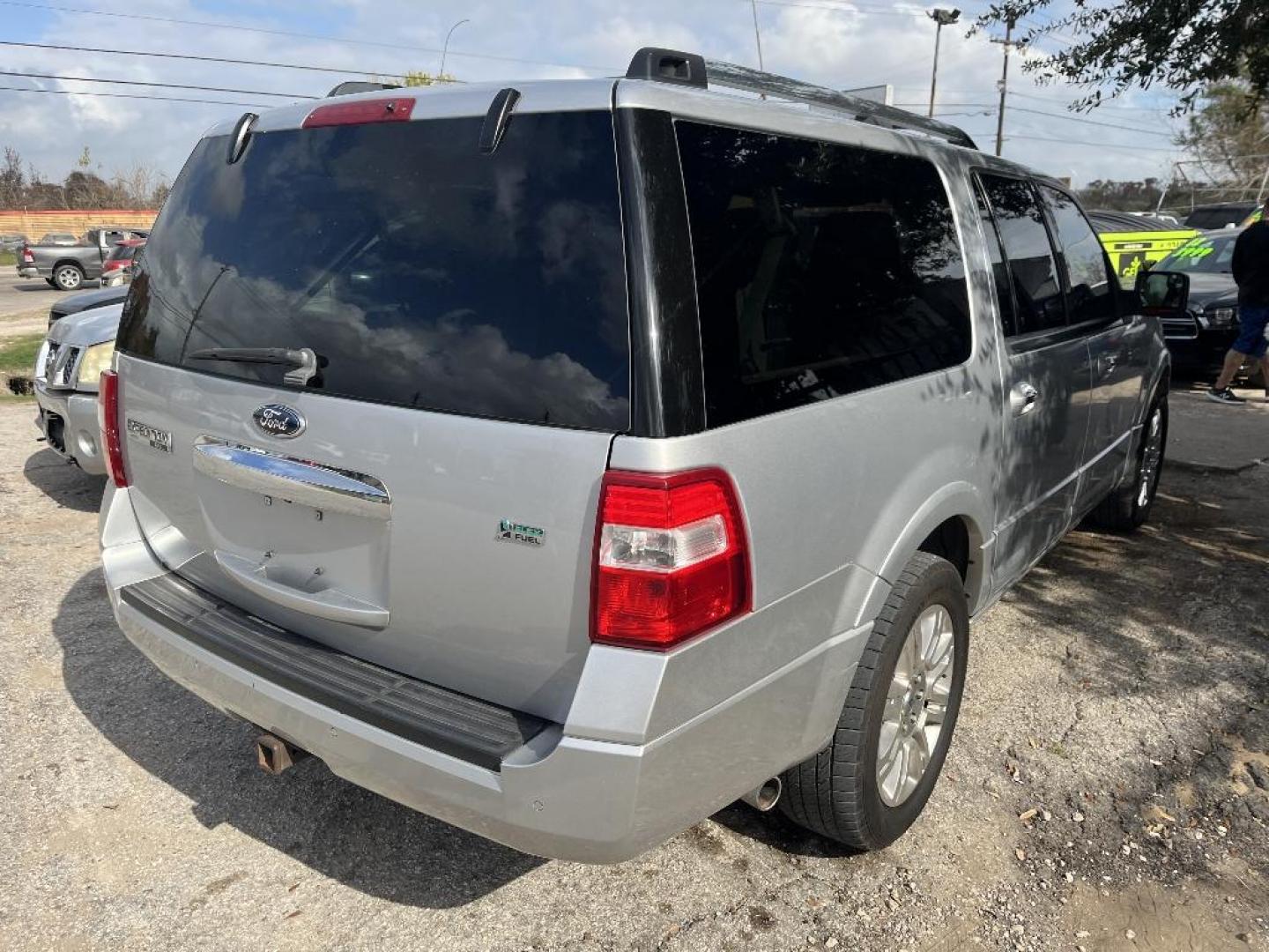 2014 GRAY FORD EXPEDITION EL Limited 2WD (1FMJK1K58EE) with an 5.4L V8 SOHC 16V FFV engine, AUTOMATIC transmission, located at 2303 West Mt. Houston, Houston, 77038, (281) 507-3956, 29.771597, -95.339569 - Photo#2