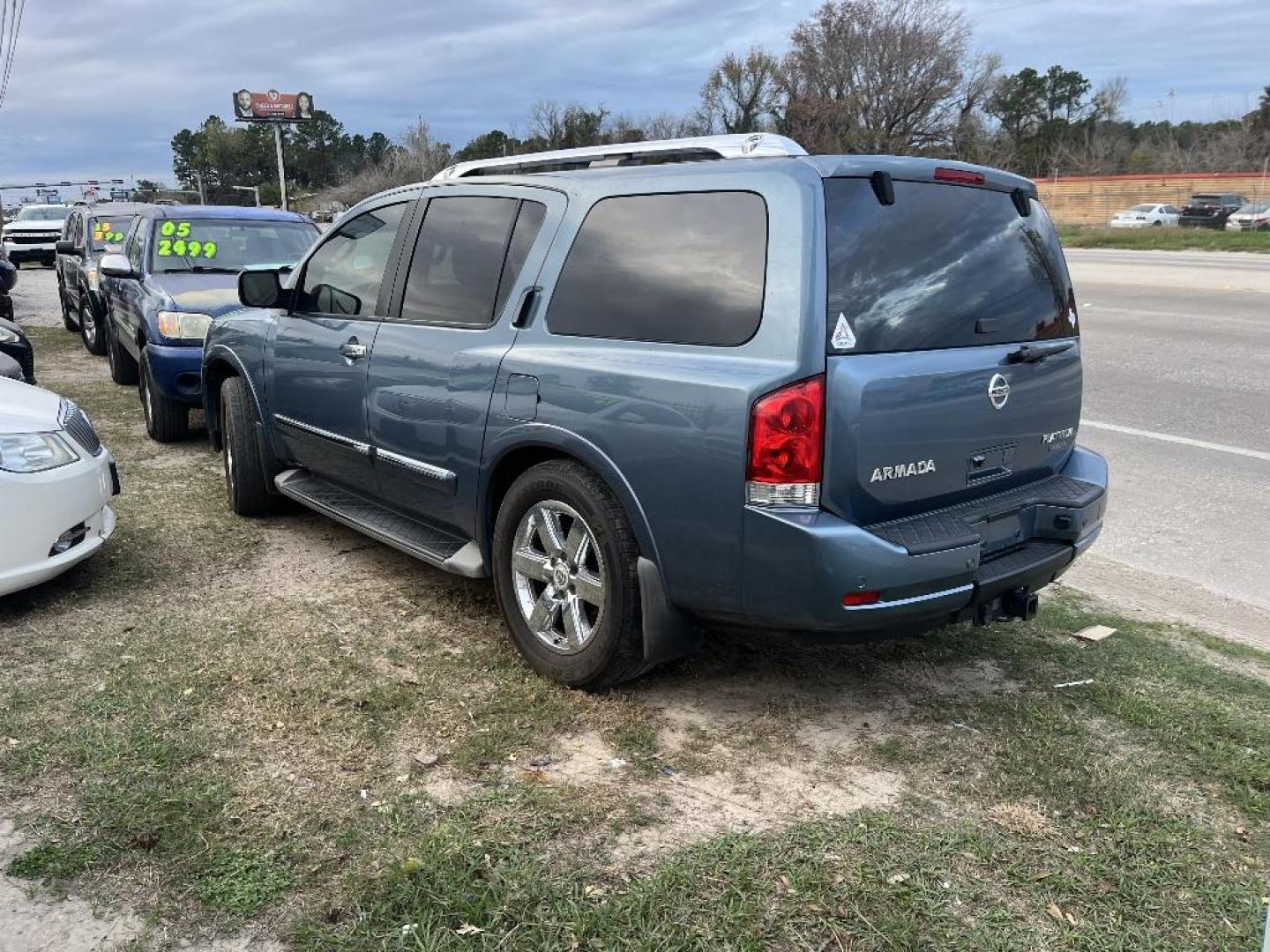 2012 BLUE NISSAN ARMADA SL 2WD (5N1BA0ND1CN) with an 5.6L V8 DOHC 32V FFV engine, AUTOMATIC transmission, located at 2303 West Mt. Houston, Houston, 77038, (281) 507-3956, 29.771597, -95.339569 - Photo#2
