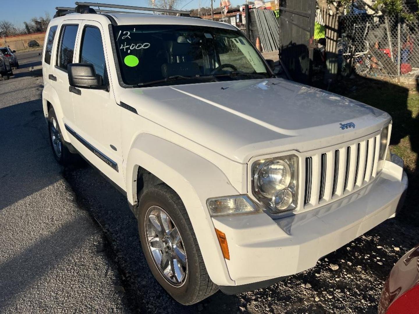 2012 WHITE JEEP LIBERTY Sport 2WD (1C4PJLAK5CW) with an 3.7L V6 SOHC 12V engine, AUTOMATIC transmission, located at 2303 West Mt. Houston, Houston, 77038, (281) 507-3956, 29.771597, -95.339569 - Photo#0