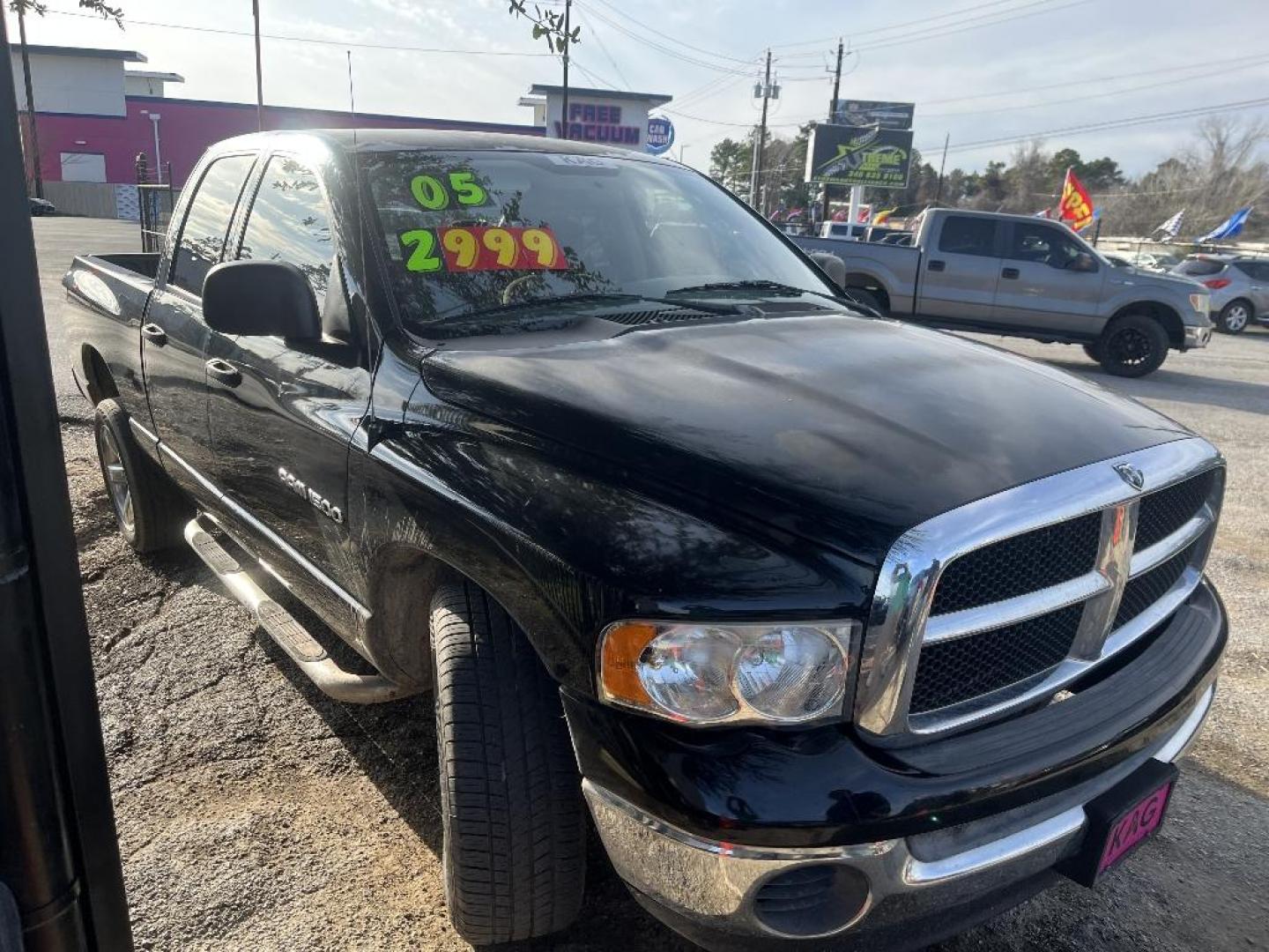 2005 BLUE DODGE RAM 1500 Laramie Quad Cab Long Bed 2WD (1D7HA18N95S) with an 4.7L V8 SOHC 16V engine, AUTOMATIC transmission, located at 2303 West Mt. Houston, Houston, 77038, (281) 507-3956, 29.771597, -95.339569 - Photo#0