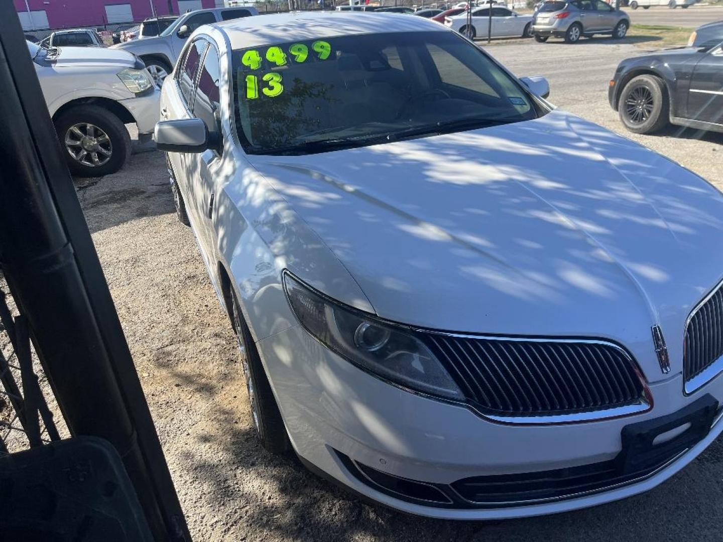2013 WHITE LINCOLN MKS FWD (1LNHL9DK9DG) with an 3.5L V6 DOHC 24V engine, AUTOMATIC transmission, located at 2303 West Mt. Houston, Houston, 77038, (281) 507-3956, 29.771597, -95.339569 - Photo#0