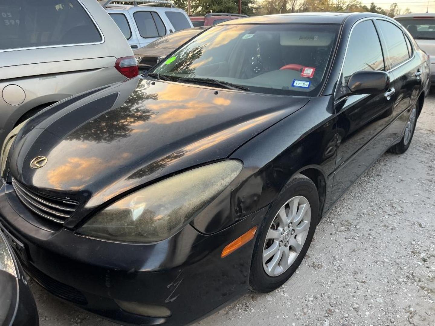 2002 BLACK LEXUS ES 300 Sedan (JTHBF30G820) with an 3.0L V6 DOHC 24V engine, AUTOMATIC transmission, located at 2303 West Mt. Houston, Houston, 77038, (281) 507-3956, 29.771597, -95.339569 - Photo#0