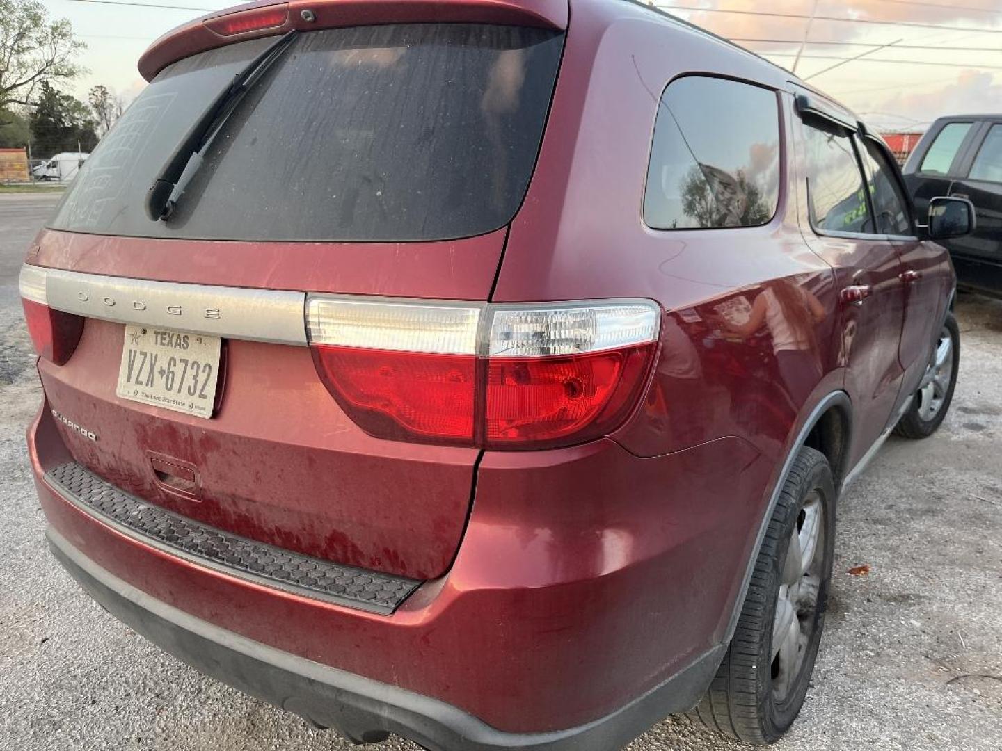 2013 RED DODGE DURANGO SXT RWD (1C4RDHAG4DC) with an 3.6L V6 DOHC 24V engine, AUTOMATIC transmission, located at 2303 West Mt. Houston, Houston, 77038, (281) 507-3956, 29.771597, -95.339569 - Photo#1