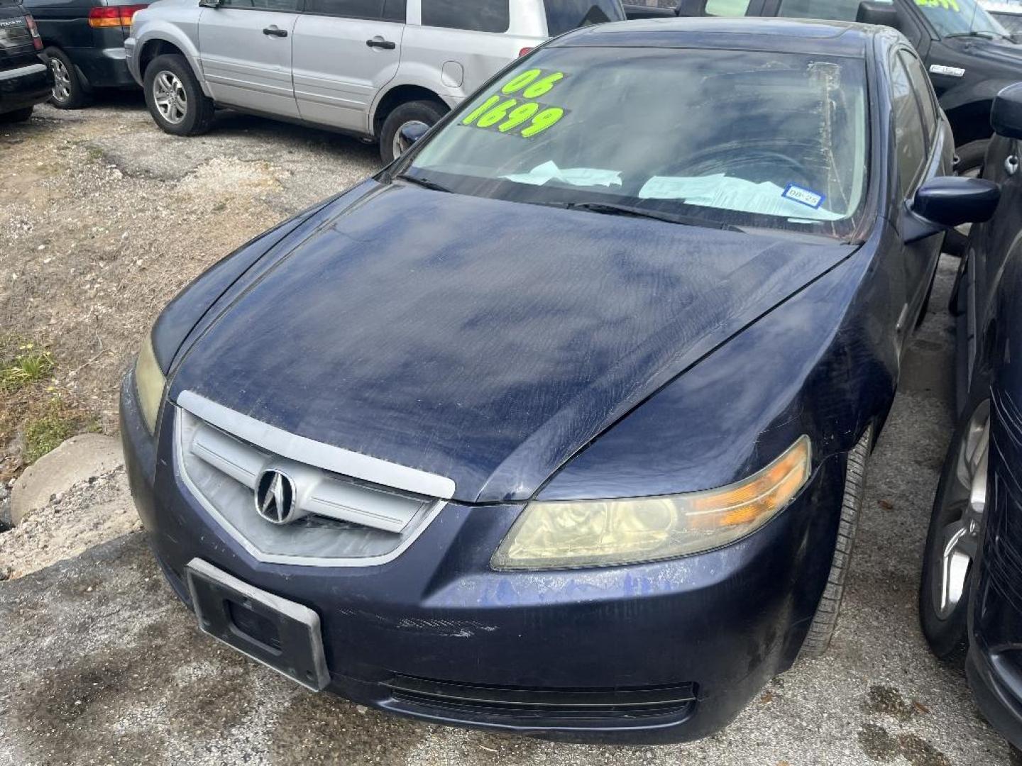2006 BLUE ACURA TL 5-Speed AT (19UUA66296A) with an 3.2L V6 SOHC 24V engine, AUTOMATIC transmission, located at 2303 West Mt. Houston, Houston, 77038, (281) 507-3956, 29.771597, -95.339569 - Photo#0