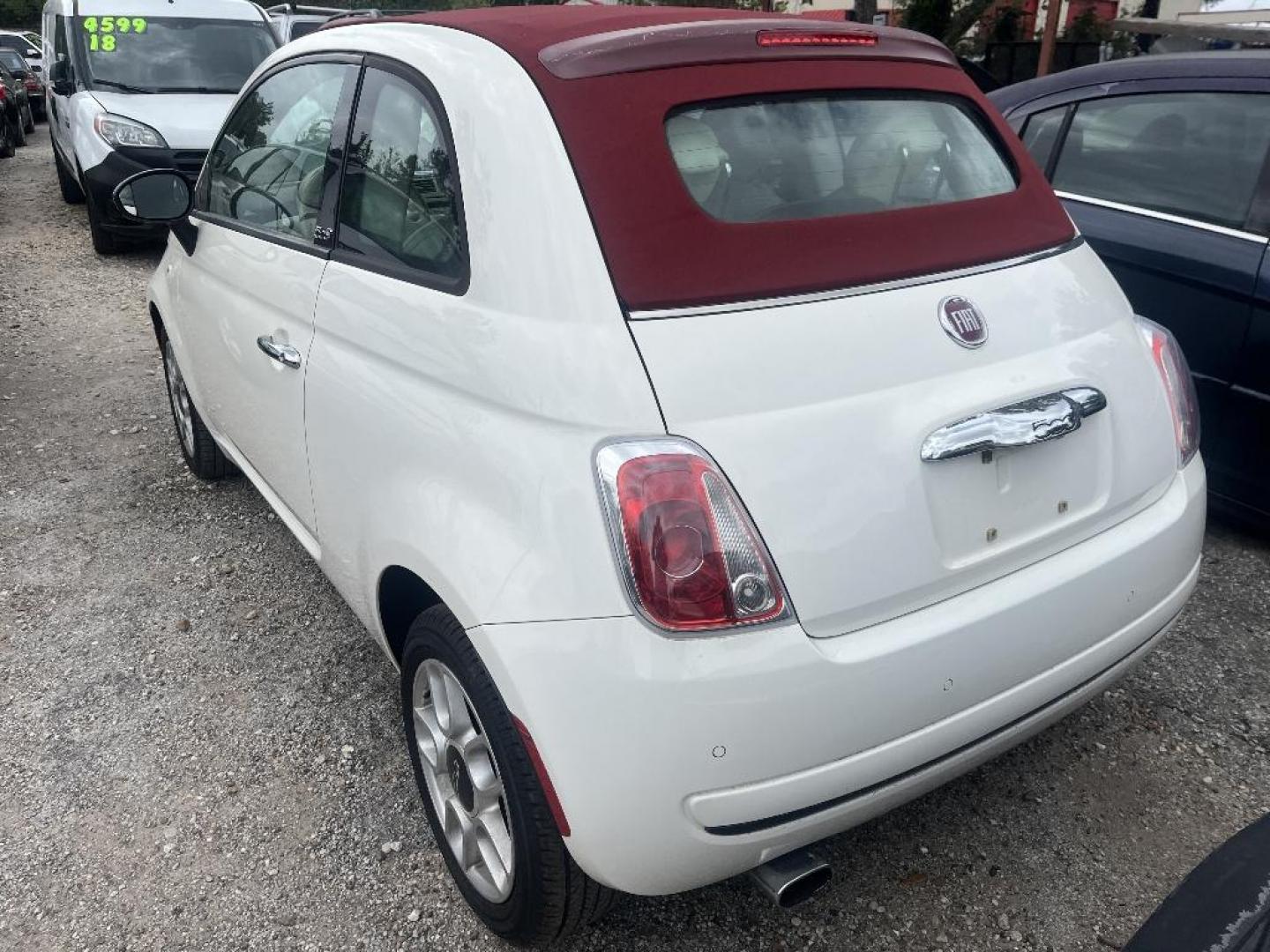 2012 WHITE FIAT 500 C Pop (3C3CFFDR3CT) with an 1.4L L4 engine, MANUAL transmission, located at 2303 West Mt. Houston, Houston, 77038, (281) 507-3956, 29.771597, -95.339569 - Photo#3
