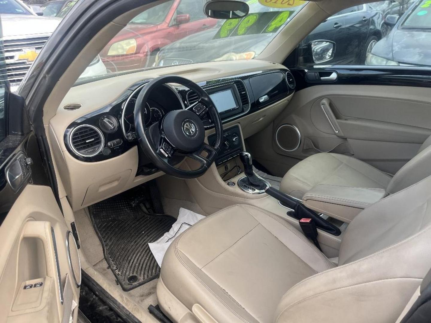 2013 BLACK VOLKSWAGEN BEETLE 2.5L (3VWJX7AT6DM) with an 2.5L L5 DOHC 20V engine, AUTOMATIC transmission, located at 2303 West Mt. Houston, Houston, 77038, (281) 507-3956, 29.771597, -95.339569 - Photo#1