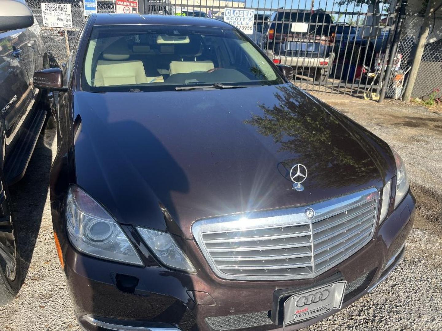2013 BROWN MERCEDES-BENZ E-CLASS E350 Sedan (WDDHF5KB0DA) with an 3.5L V6 DOHC 24V engine, AUTOMATIC transmission, located at 2303 West Mt. Houston, Houston, 77038, (281) 507-3956, 29.771597, -95.339569 - Photo#1