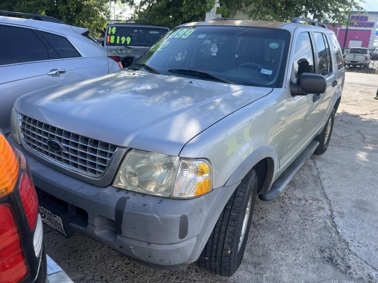 2002 GRAY FORD EXPLORER XLS 2WD (1FMZU62E02Z) with an 4.0L V6 SOHC 16V engine, 5-SPEED MANUAL transmission, located at 2303 West Mt. Houston, Houston, 77038, (281) 507-3956, 29.771597, -95.339569 - Photo#0