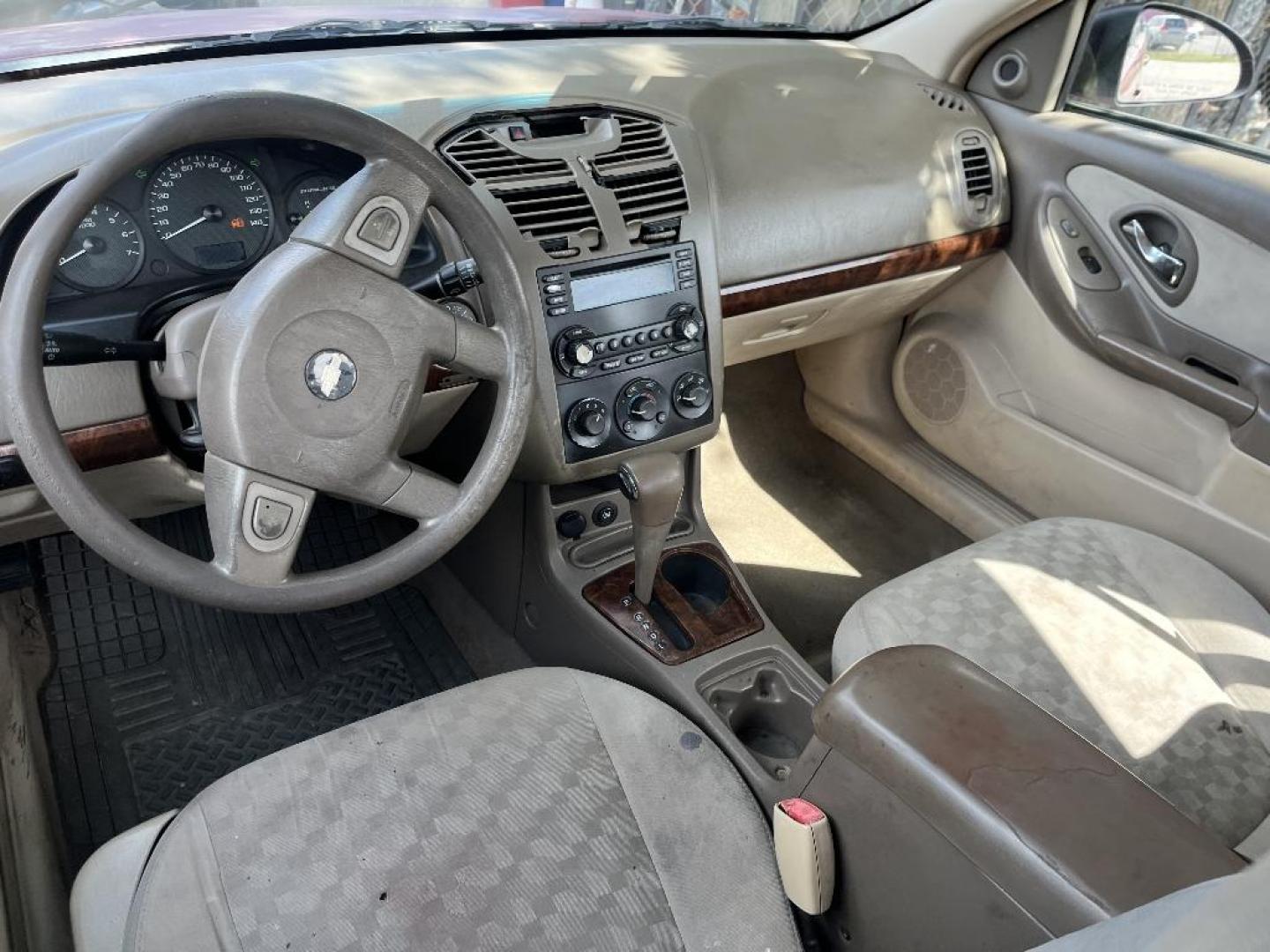 2005 RED CHEVROLET MALIBU LS (1G1ZT54845F) with an 3.5L V6 OHV 12V engine, AUTOMATIC transmission, located at 2303 West Mt. Houston, Houston, 77038, (281) 507-3956, 29.771597, -95.339569 - Photo#3