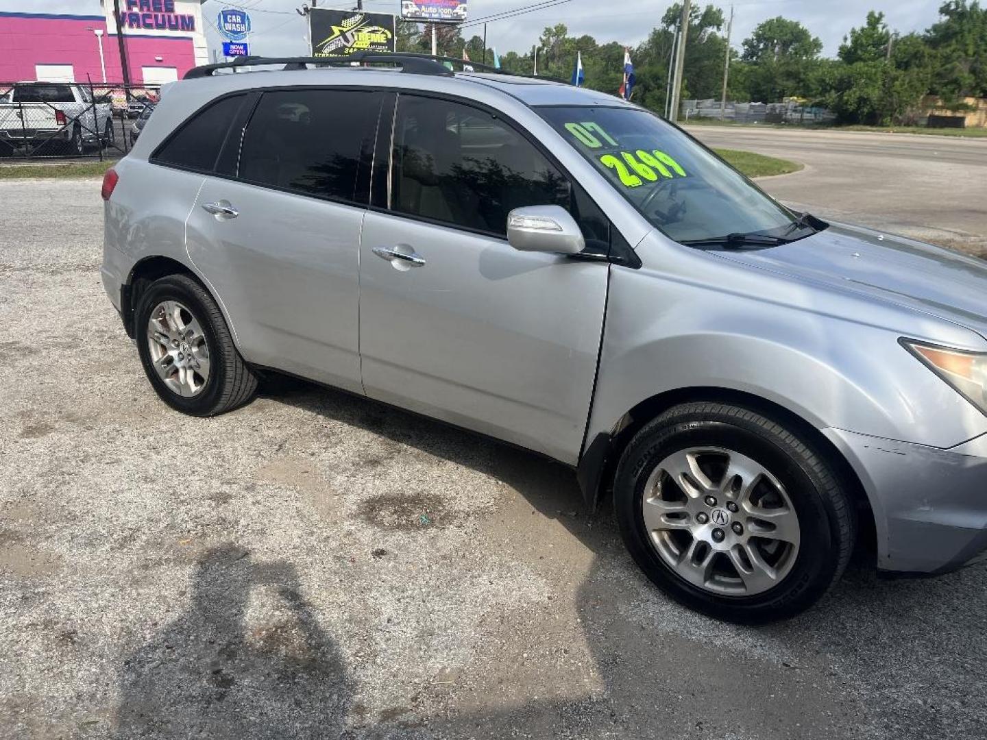 2007 GRAY ACURA MDX Base (2HNYD28217H) with an 3.7L V6 SOHC 24V engine, AUTOMATIC transmission, located at 2303 West Mt. Houston, Houston, 77038, (281) 507-3956, 29.771597, -95.339569 - Photo#2