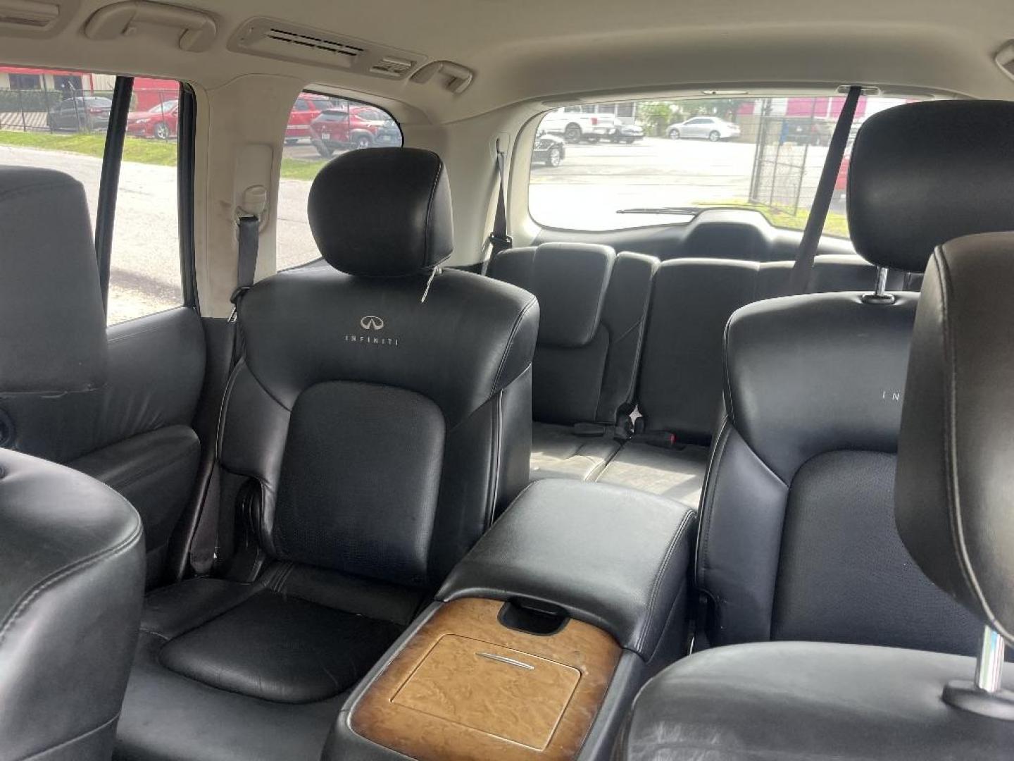 2012 GREEN INFINITI QX56 2WD (JN8AZ2NF3C9) with an 5.6L V8 DOHC 32V engine, AUTOMATIC transmission, located at 2303 West Mt. Houston, Houston, 77038, (281) 507-3956, 29.771597, -95.339569 - Photo#3