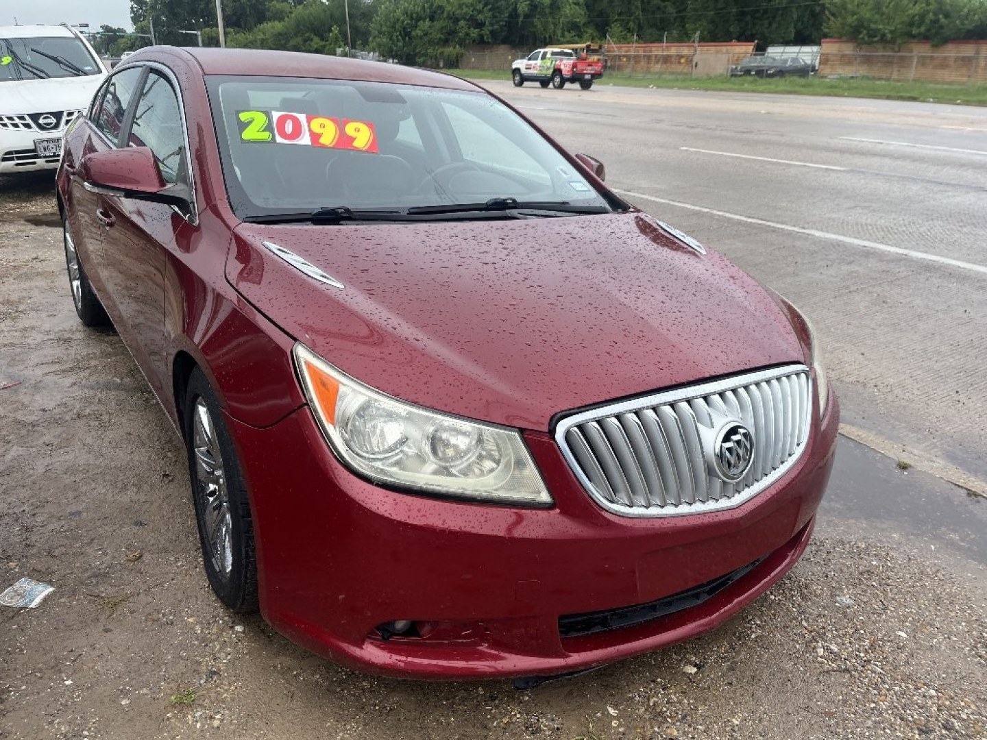 2010 RED BUICK LACROSSE CXL FWD (1G4GC5EG4AF) with an 3.0L V6 DOHC 24V engine, AUTOMATIC transmission, located at 2303 West Mt. Houston, Houston, 77038, (281) 507-3956, 29.771597, -95.339569- Photo#0