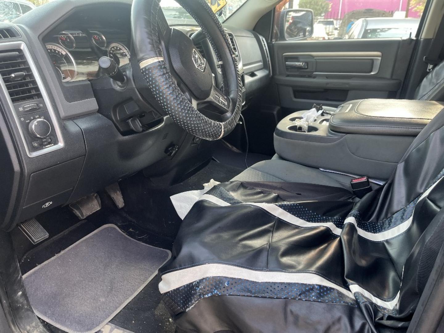 2013 BLUE /BLACK DODGE 1500 SLT Quad Cab 2WD (1C6RR6GP3DS) with an 4.7L V8 SOHC 16V engine, AUTOMATIC transmission, located at 2303 West Mt. Houston, Houston, 77038, (281) 507-3956, 29.771597, -95.339569- Photo#3