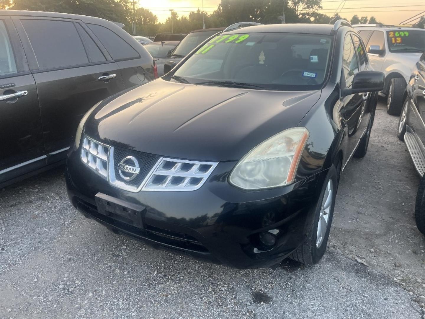 2011 BLACK NISSAN ROGUE S 2WD (JN8AS5MT6BW) with an 2.5L L4 DOHC 16V engine, AUTOMATIC transmission, located at 2303 West Mt. Houston, Houston, 77038, (281) 507-3956, 29.771597, -95.339569- Photo#1