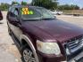 2007 MAROON /BROWN FORD EXPLORER Eddie Bauer 4.0L 2WD (1FMEU64E67U) with an 4.0L V6 SOHC 16V engine, AUTOMATIC transmission, located at 2303 West Mt. Houston, Houston, 77038, (281) 507-3956, 29.771597, -95.339569- Photo#0