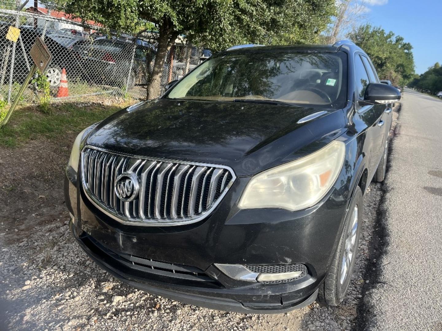 2014 BROWN /BROWN BUICK ENCLAVE Premium FWD (5GAKRCKD3EJ) with an 3.6L V6 DOHC 24V engine, AUTOMATIC transmission, located at 2303 West Mt. Houston, Houston, 77038, (281) 507-3956, 29.771597, -95.339569- Photo#4