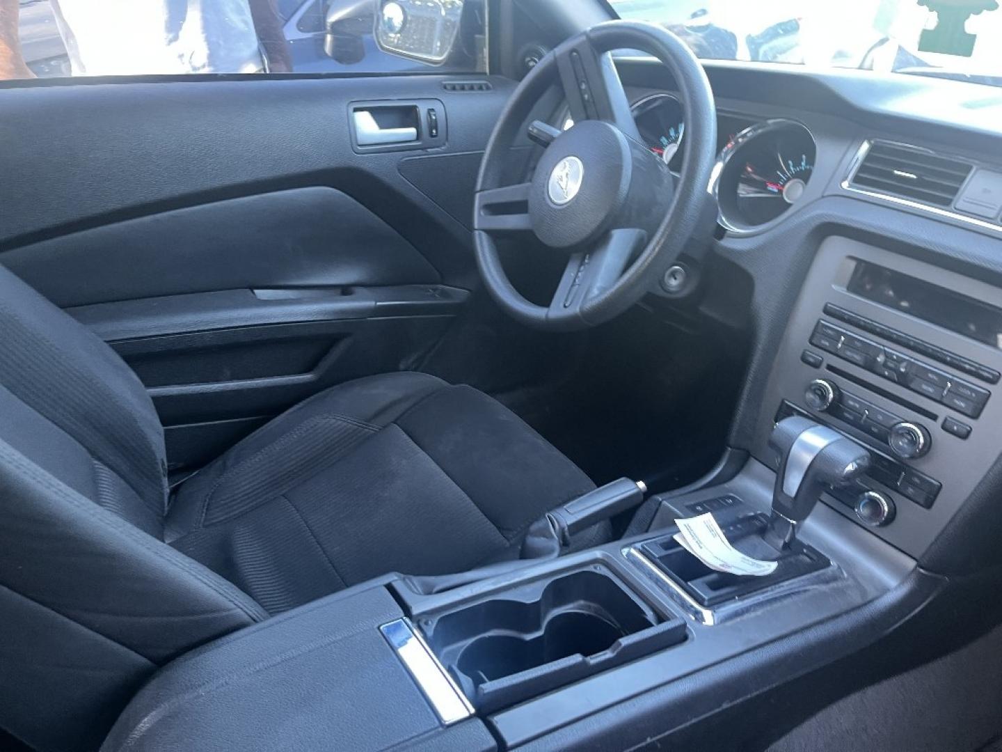 2012 BLACK /BLACK FORD MUSTANG V6 Coupe (1ZVBP8AM4C5) with an 3.7L V6 DOHC 24V engine, AUTOMATIC transmission, located at 2303 West Mt. Houston, Houston, 77038, (281) 507-3956, 29.771597, -95.339569- Photo#3