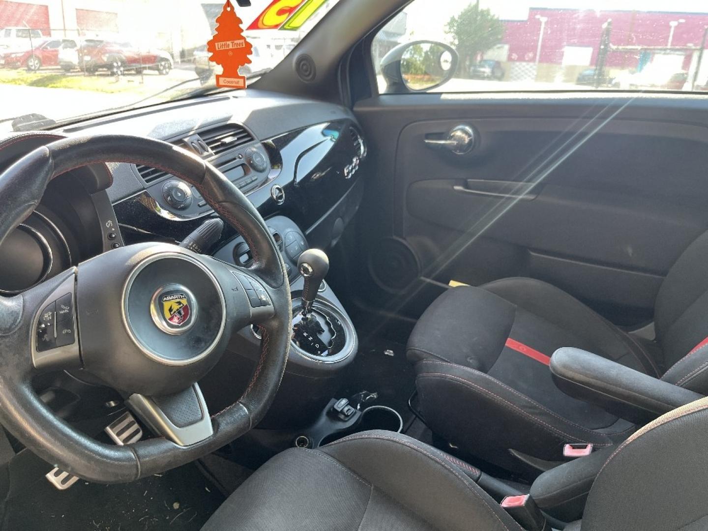 2015 BLACK /BLACK FIAT 500 C Abarth (3C3CFFJH2FT) with an 1.4L L4 engine, AUTOMATIC transmission, located at 2303 West Mt. Houston, Houston, 77038, (281) 507-3956, 29.771597, -95.339569- Photo#2