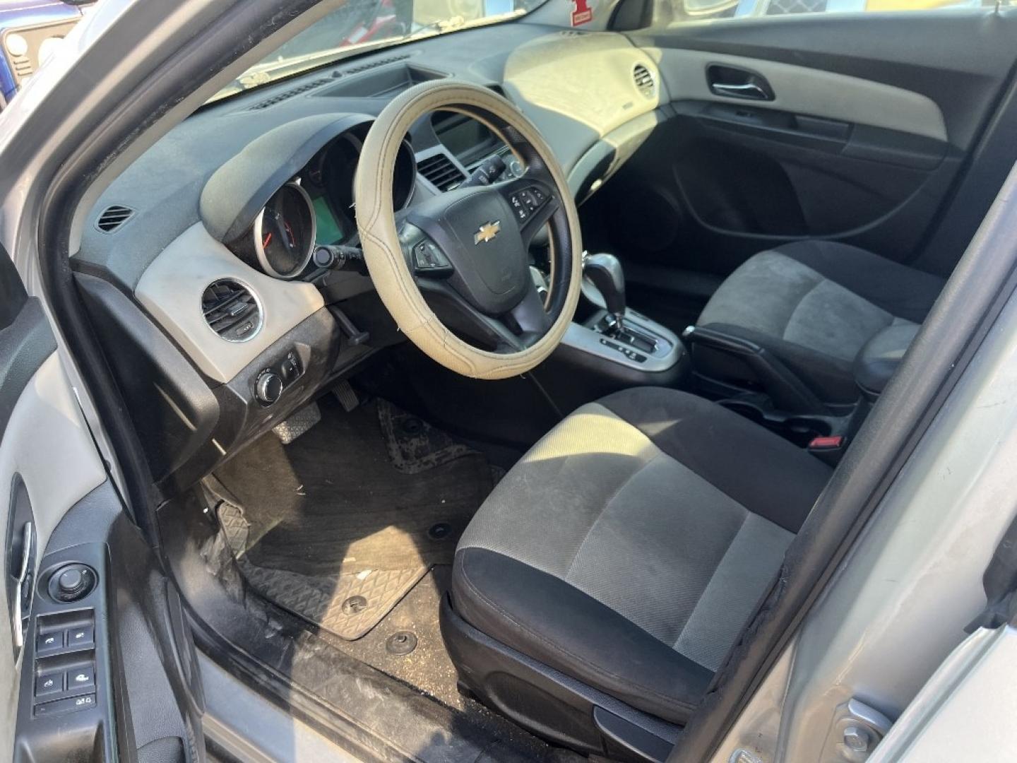 2013 GRAY /GRAY CHEVROLET CRUZE LS Auto (1G1PA5SH0D7) with an 1.8L L4 DOHC 16V FFV engine, AUTOMATIC transmission, located at 2303 West Mt. Houston, Houston, 77038, (281) 507-3956, 29.771597, -95.339569- Photo#1