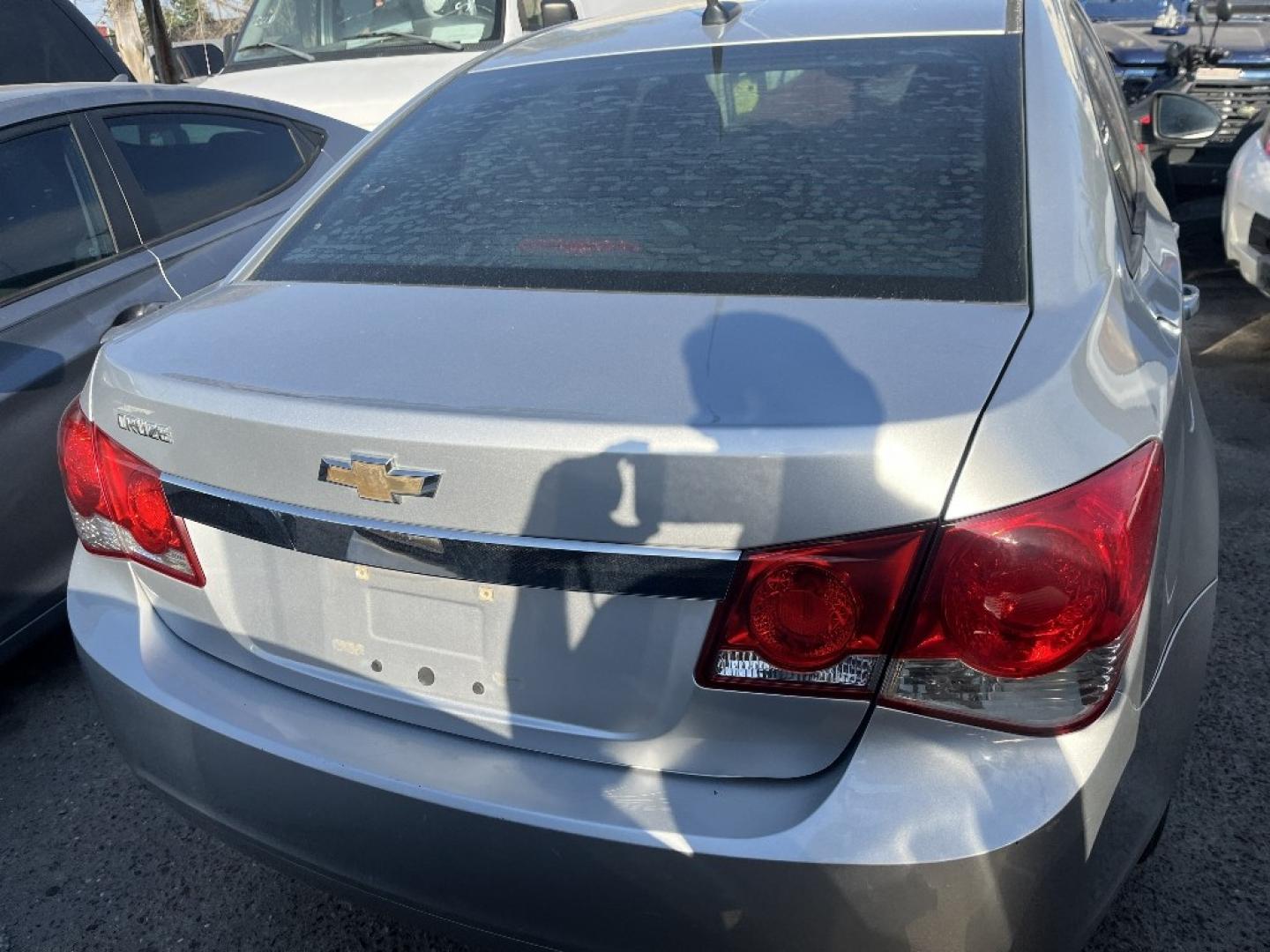 2013 GRAY /GRAY CHEVROLET CRUZE LS Auto (1G1PA5SH0D7) with an 1.8L L4 DOHC 16V FFV engine, AUTOMATIC transmission, located at 2303 West Mt. Houston, Houston, 77038, (281) 507-3956, 29.771597, -95.339569- Photo#2