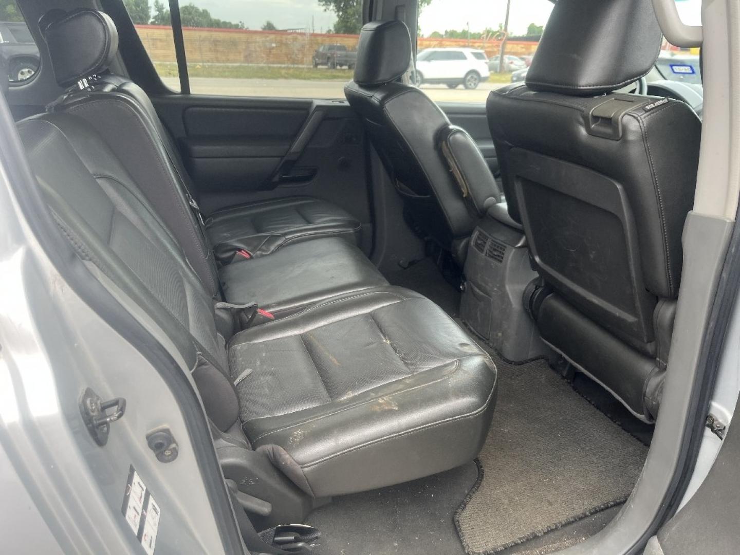 2007 GRAY /GRAY NISSAN ARMADA LE 2WD (5N1BA08A37N) with an 5.6L V8 DOHC 32V FFV engine, 5-SPEED AUTOMATIC transmission, located at 2303 West Mt. Houston, Houston, 77038, (281) 507-3956, 29.771597, -95.339569- Photo#3