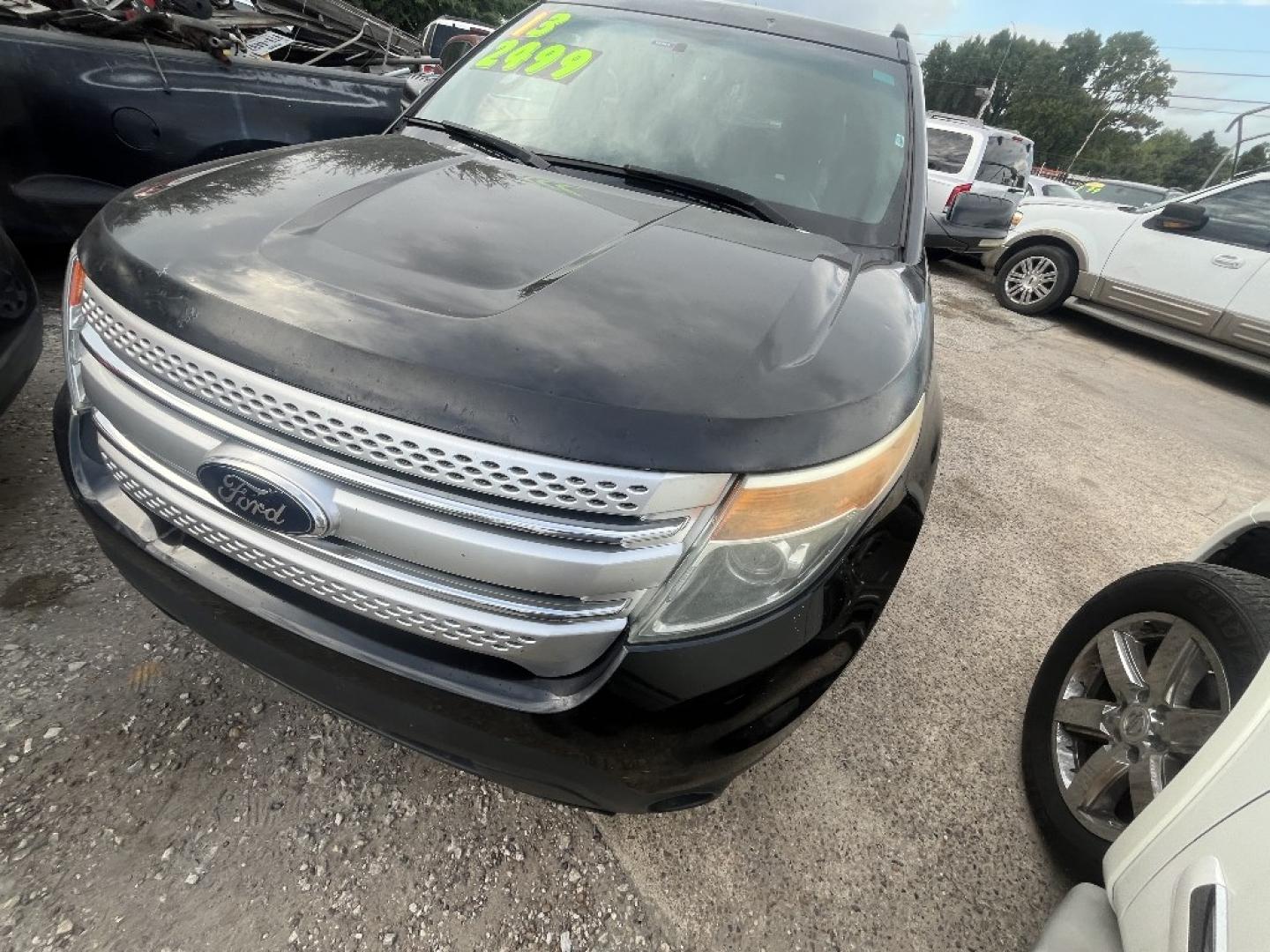2013 BLACK /BLACK FORD EXPLORER XLT 4WD (1FM5K8D8XDG) with an 3.5L V6 DOHC 24V engine, AUTOMATIC transmission, located at 2303 West Mt. Houston, Houston, 77038, (281) 507-3956, 29.771597, -95.339569- Photo#0
