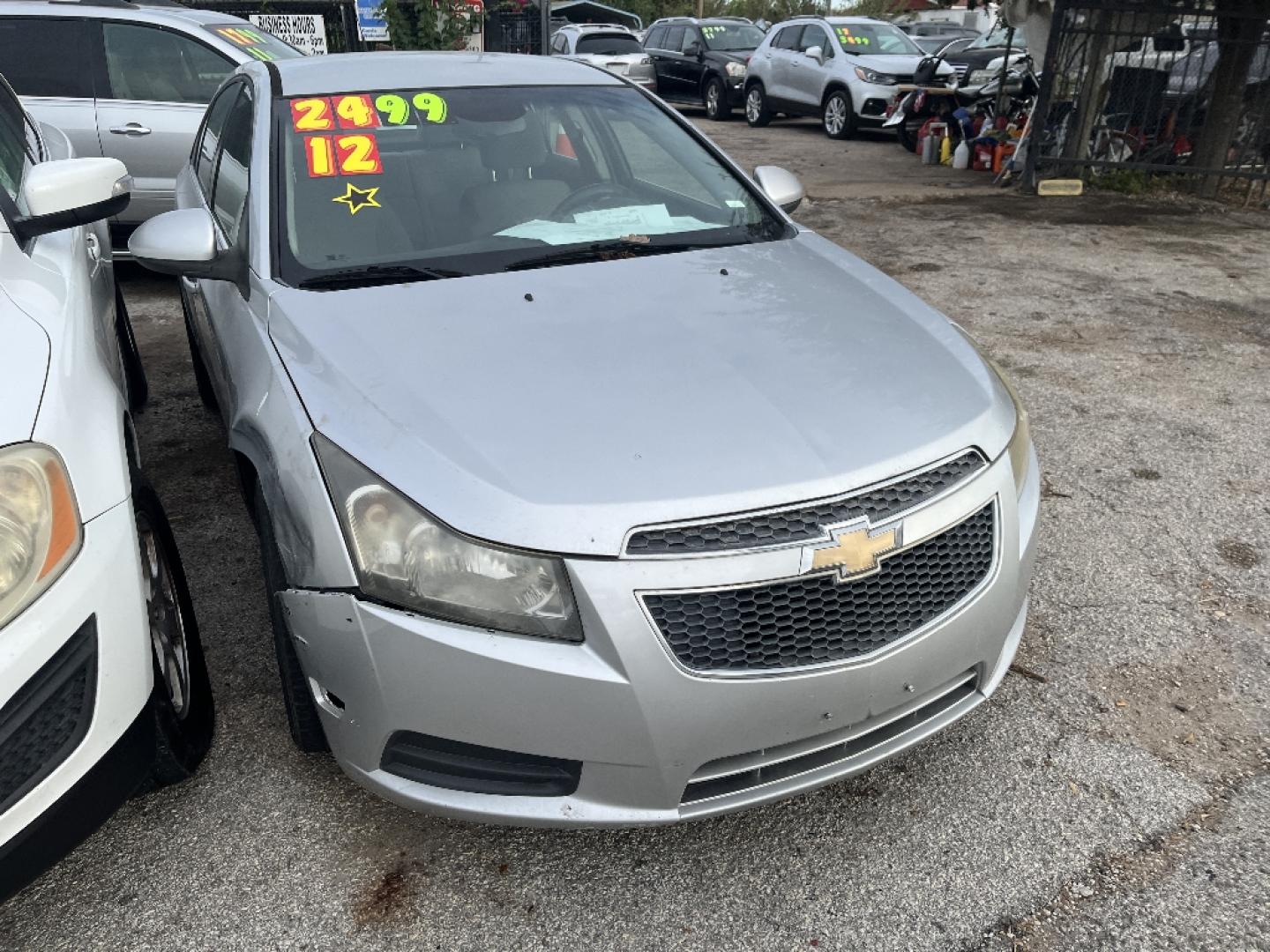 2012 GRAY /GRAY CHEVROLET CRUZE 1LT (1G1PF5SC7C7) with an 1.4L L4 DOHC 16V TURBO engine, AUTOMATIC transmission, located at 2303 West Mt. Houston, Houston, 77038, (281) 507-3956, 29.771597, -95.339569- Photo#0