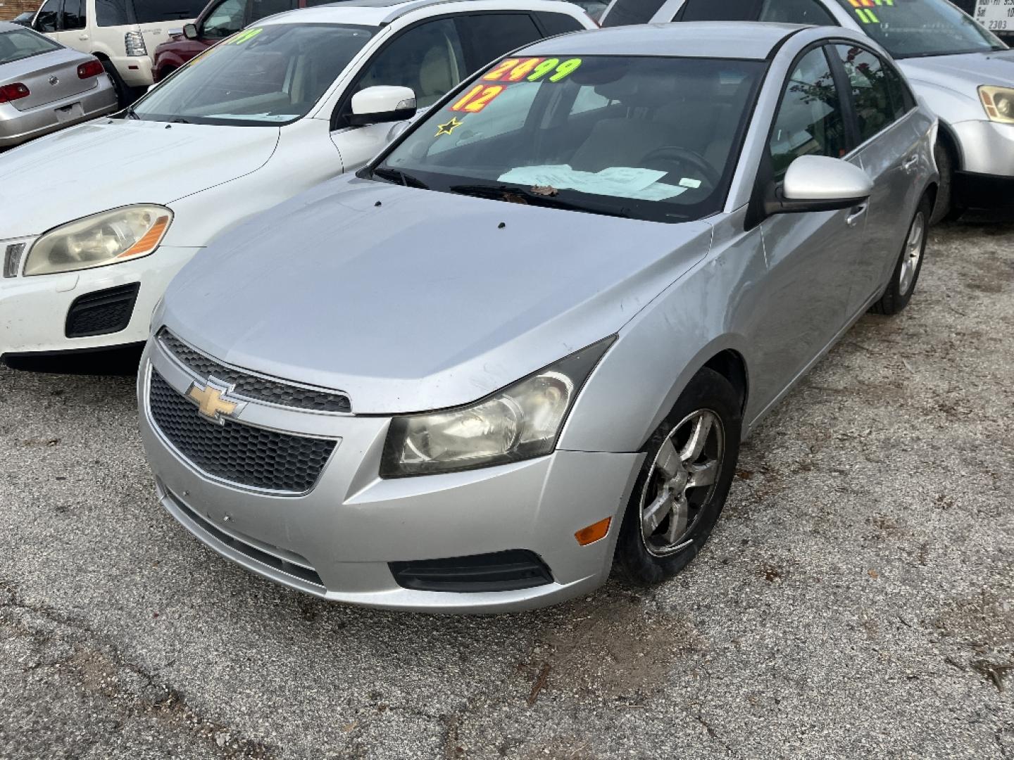 2012 GRAY /GRAY CHEVROLET CRUZE 1LT (1G1PF5SC7C7) with an 1.4L L4 DOHC 16V TURBO engine, AUTOMATIC transmission, located at 2303 West Mt. Houston, Houston, 77038, (281) 507-3956, 29.771597, -95.339569- Photo#2