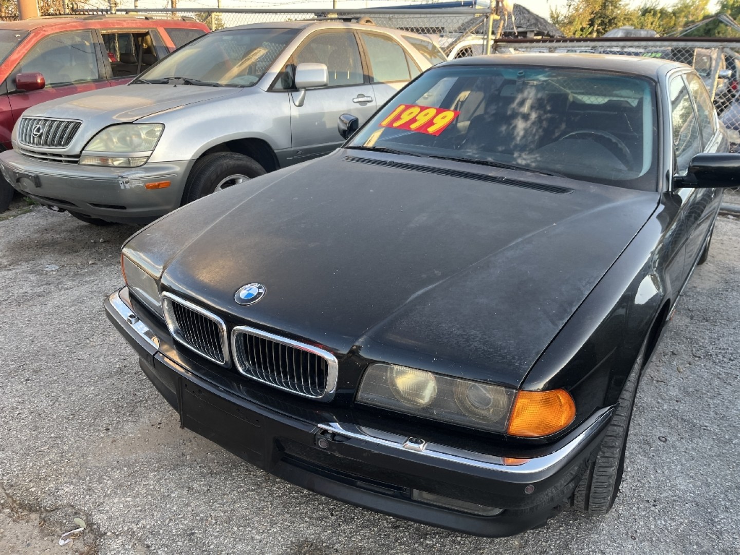 1998 BLACK /BLACK BMW 7-SERIES 750iL (WBAGK2327WD) with an 5.4L V12 SOHC 24V engine, AUTOMATIC transmission, located at 2303 West Mt. Houston, Houston, 77038, (281) 507-3956, 29.771597, -95.339569- Photo#1