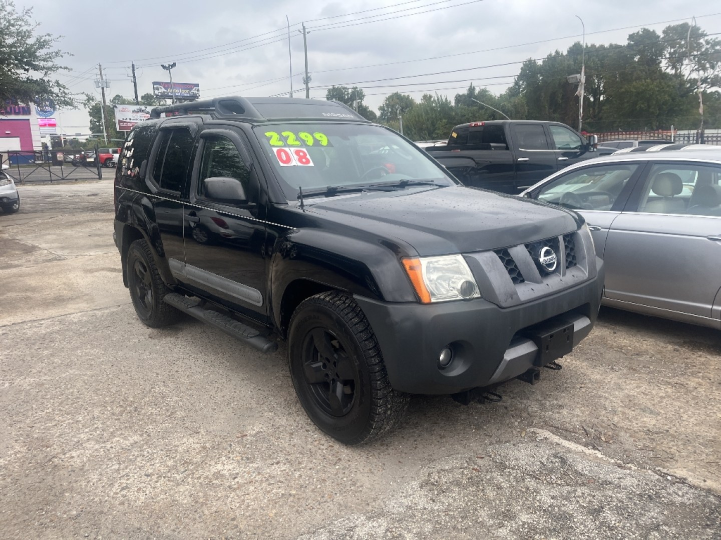 2008 BLACK /BLACK NISSAN XTERRA OR 4WD (5N1AN08W98C) with an 4.0L V6 DOHC 24V engine, AUTOMATIC transmission, located at 2303 West Mt. Houston, Houston, 77038, (281) 507-3956, 29.771597, -95.339569- Photo#2