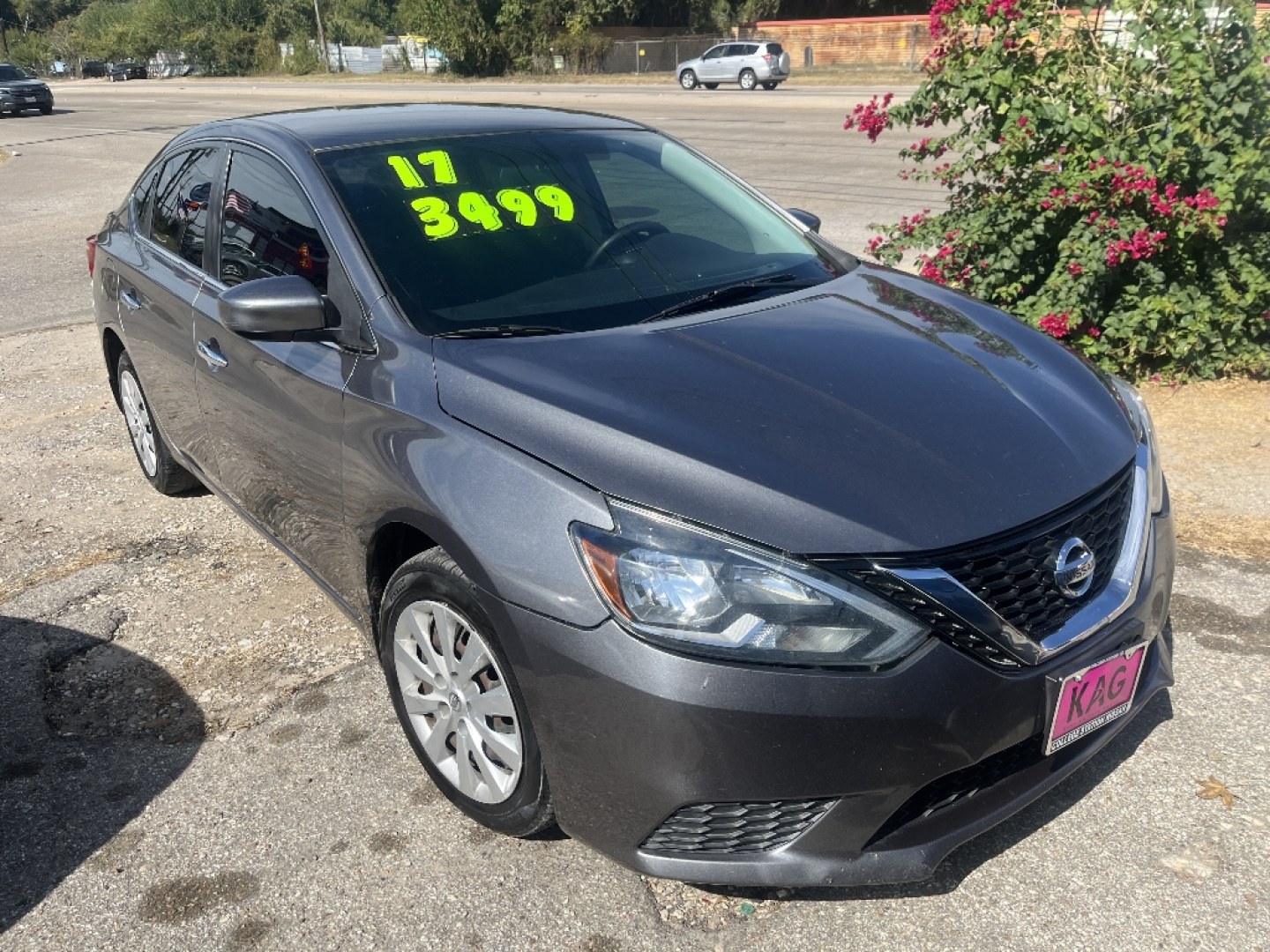 2017 GRAY /GRAY NISSAN SENTRA S 6MT (3N1AB7AP7HY) with an 1.8L L4 SFI DOHC 16V engine, AUTOMATIC transmission, located at 2303 West Mt. Houston, Houston, 77038, (281) 507-3956, 29.771597, -95.339569- Photo#0